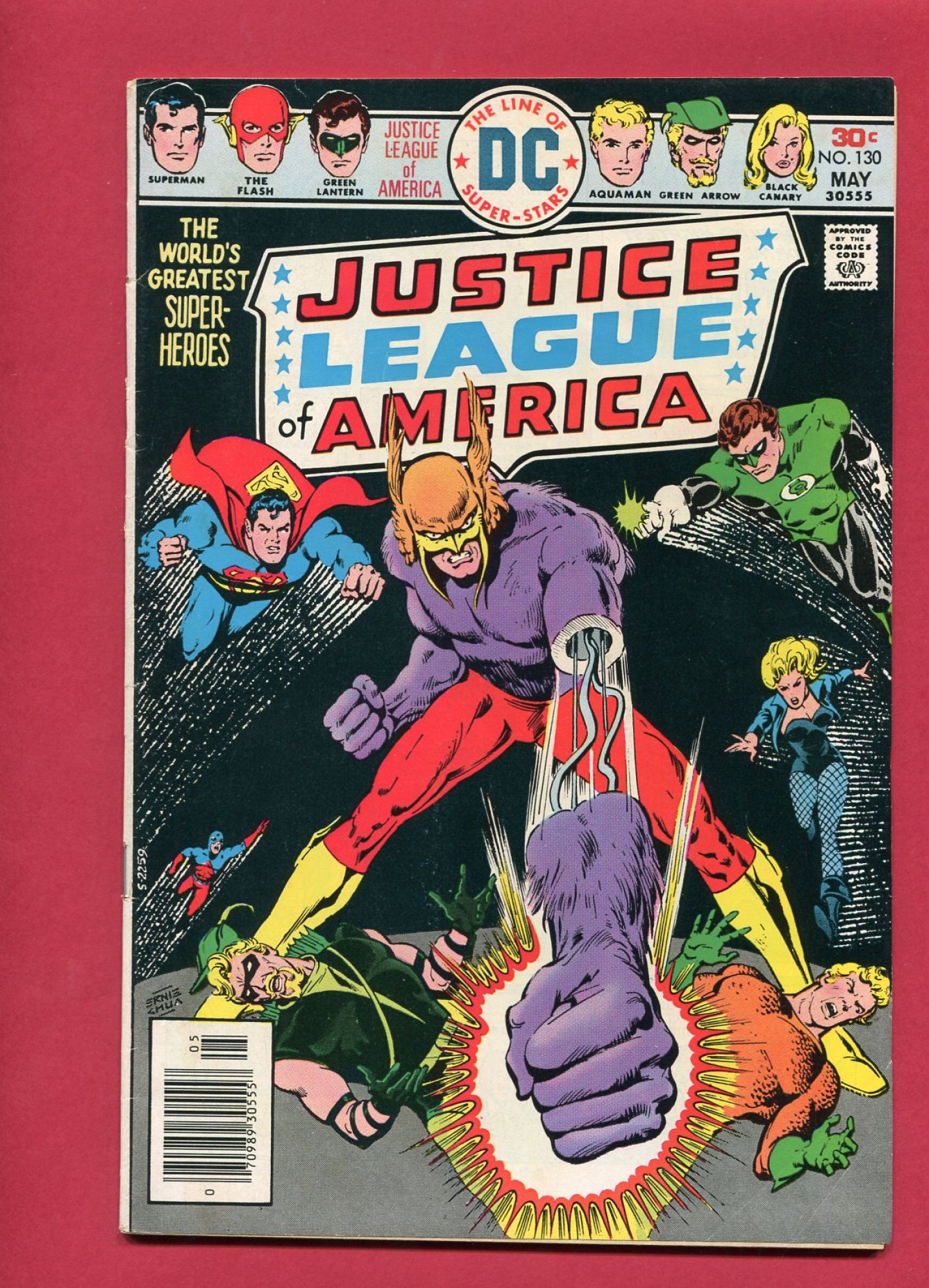 Justice League of America #130, May 1976, 6.0 FN