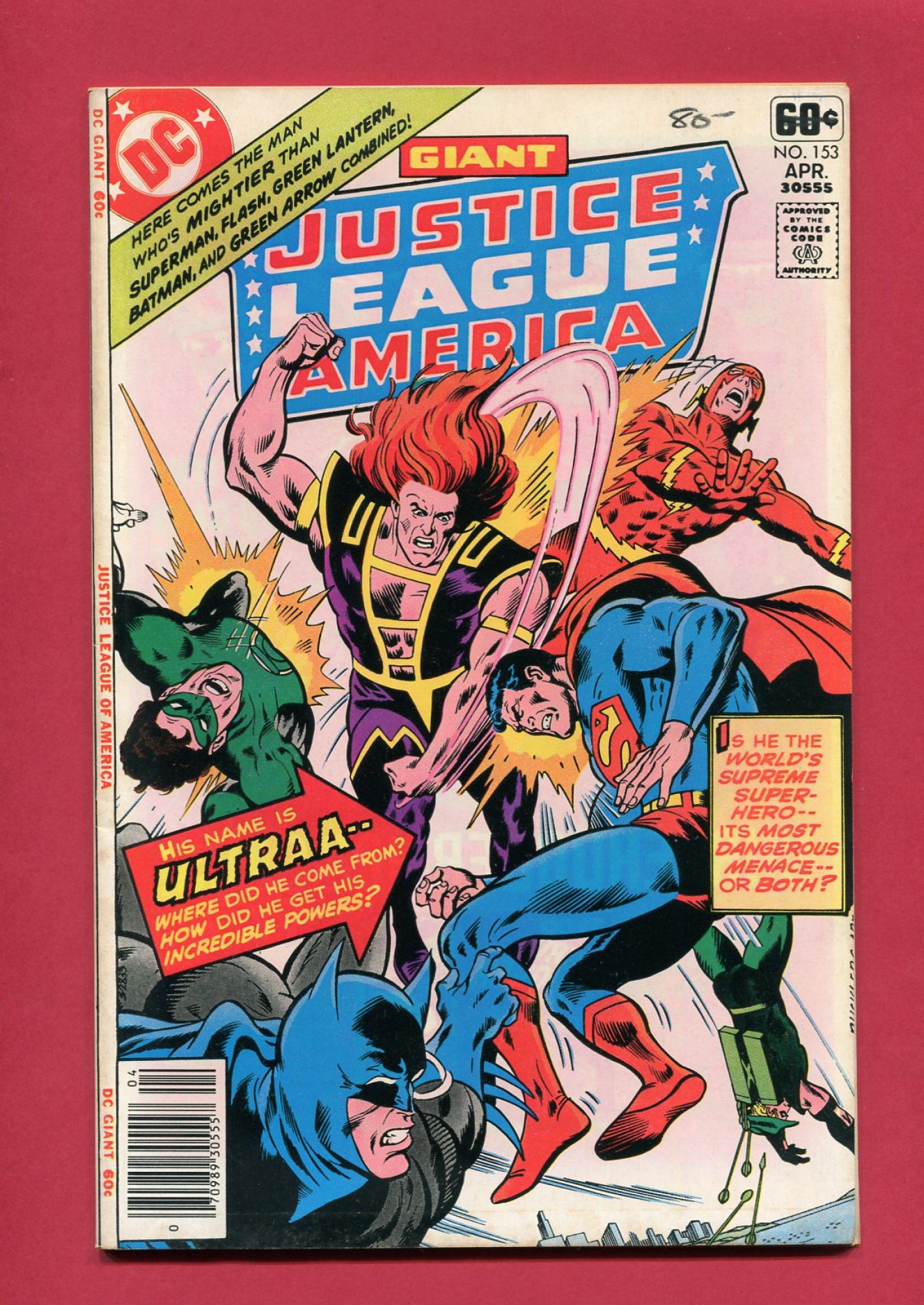 Justice League of America #153, Apr 1978, 6.5 FN+