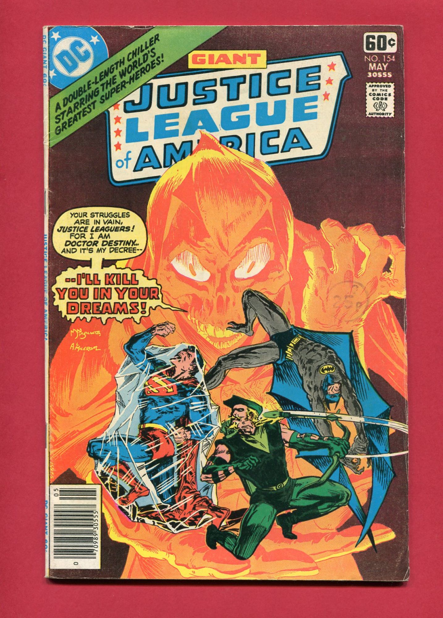 Justice League of America #154, May 1978, 5.5 FN-