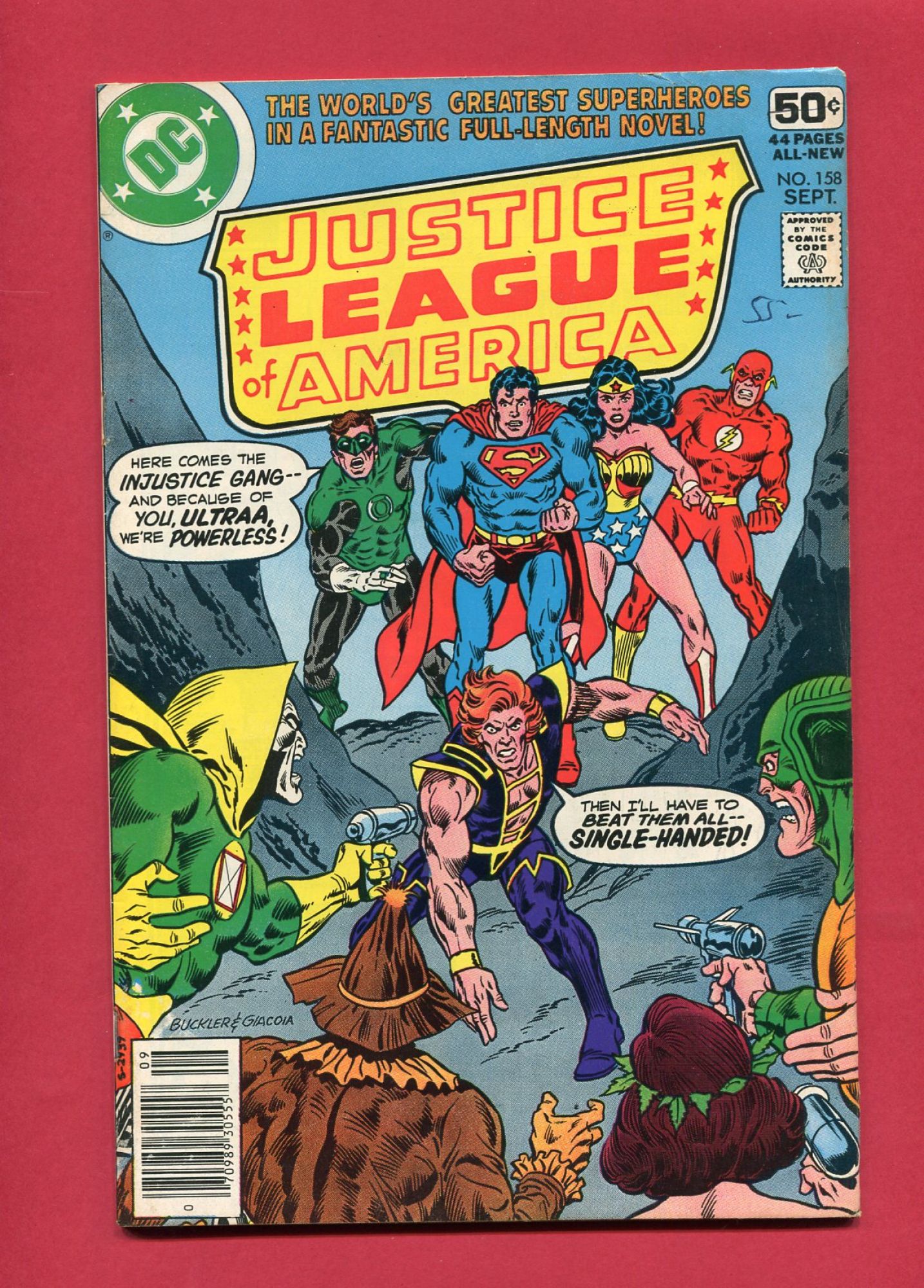 Justice League of America #158, Sep 1978, 7.5 VF-