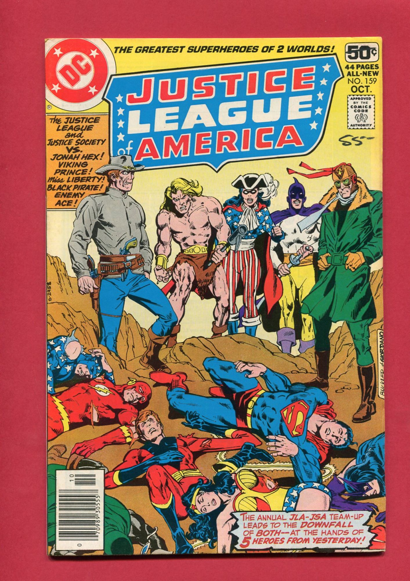 Justice League of America #159, Oct 1978, 7.5 VF-