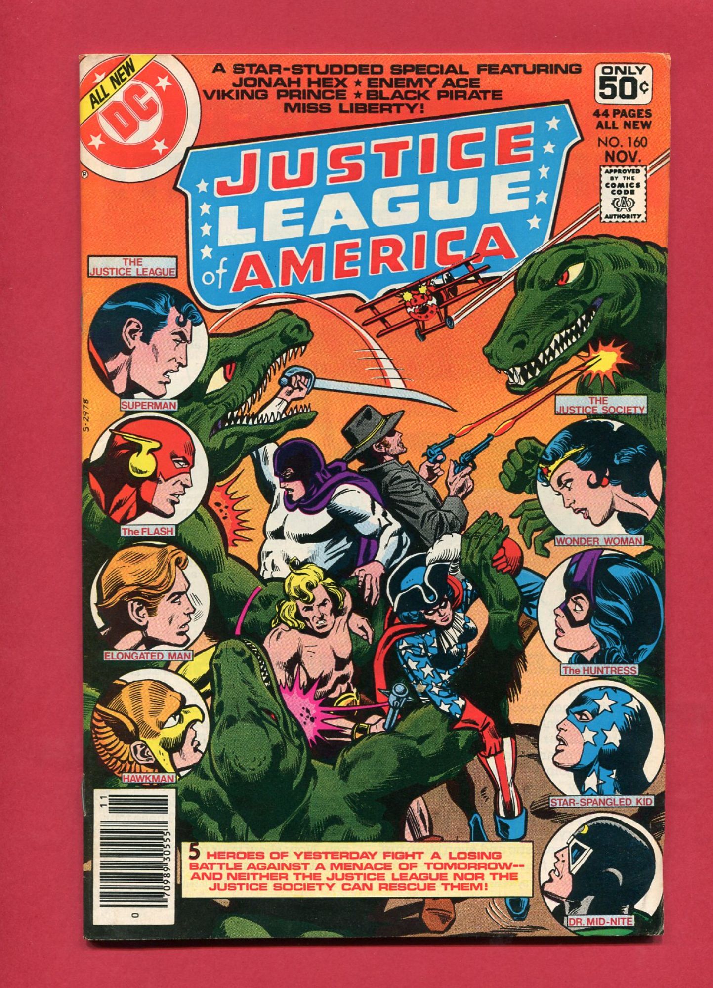 Justice League of America #160, Nov 1978, 8.0 VF