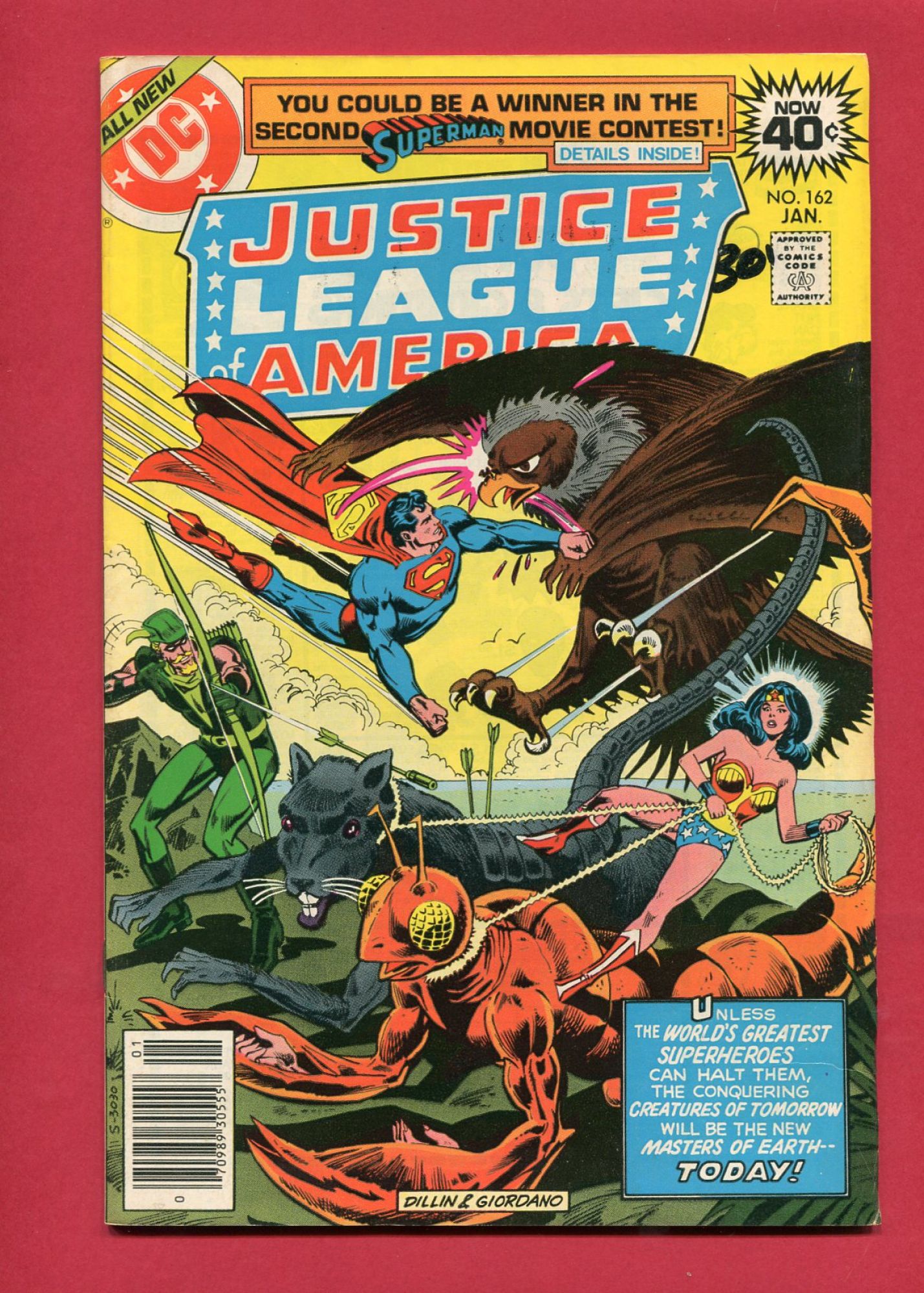 Justice League of America #162, Jan 1979, 7.5 VF-