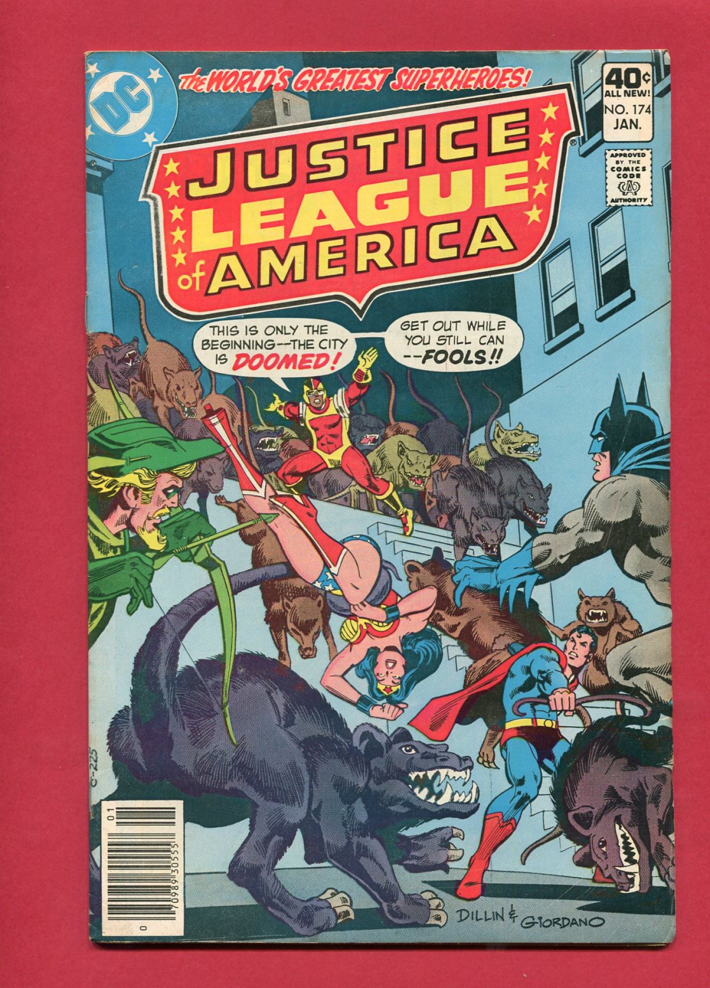 Justice League of America #174, Jan 1980, 7.5 VF-