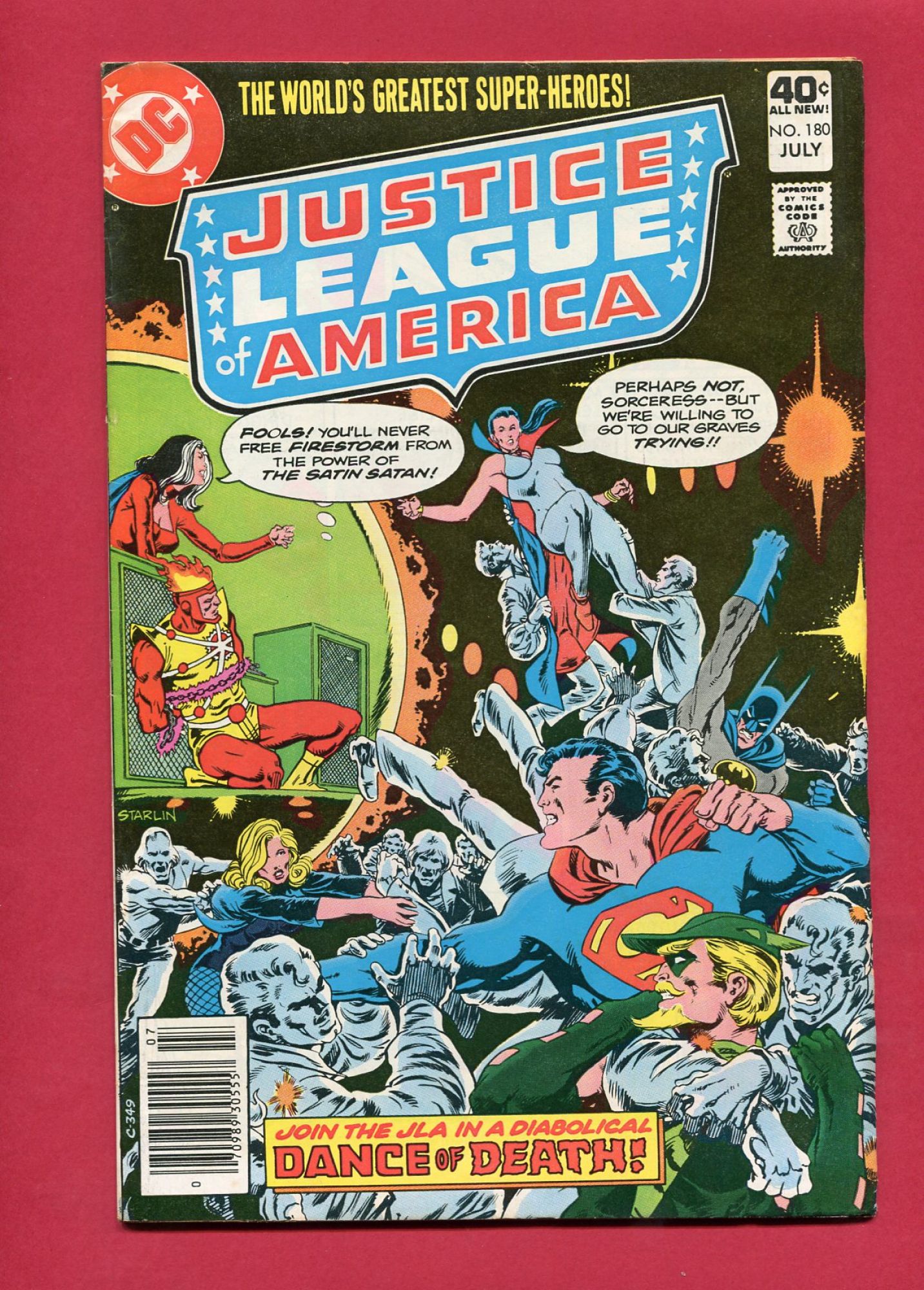 Justice League of America #180, Jul 1980, 7.5 VF-