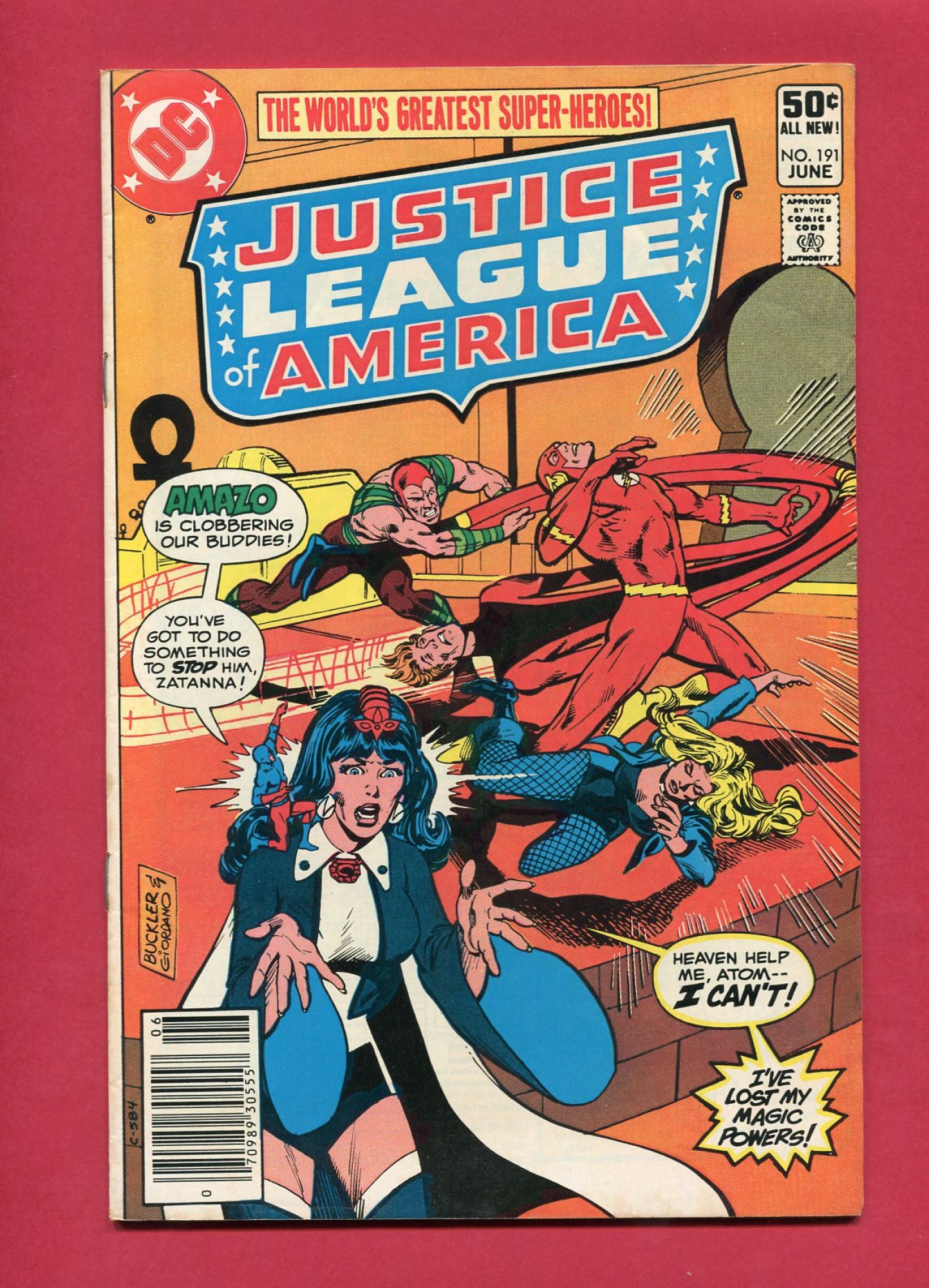 Justice League of America #191, Jun 1981, 8.0 VF Newsstand