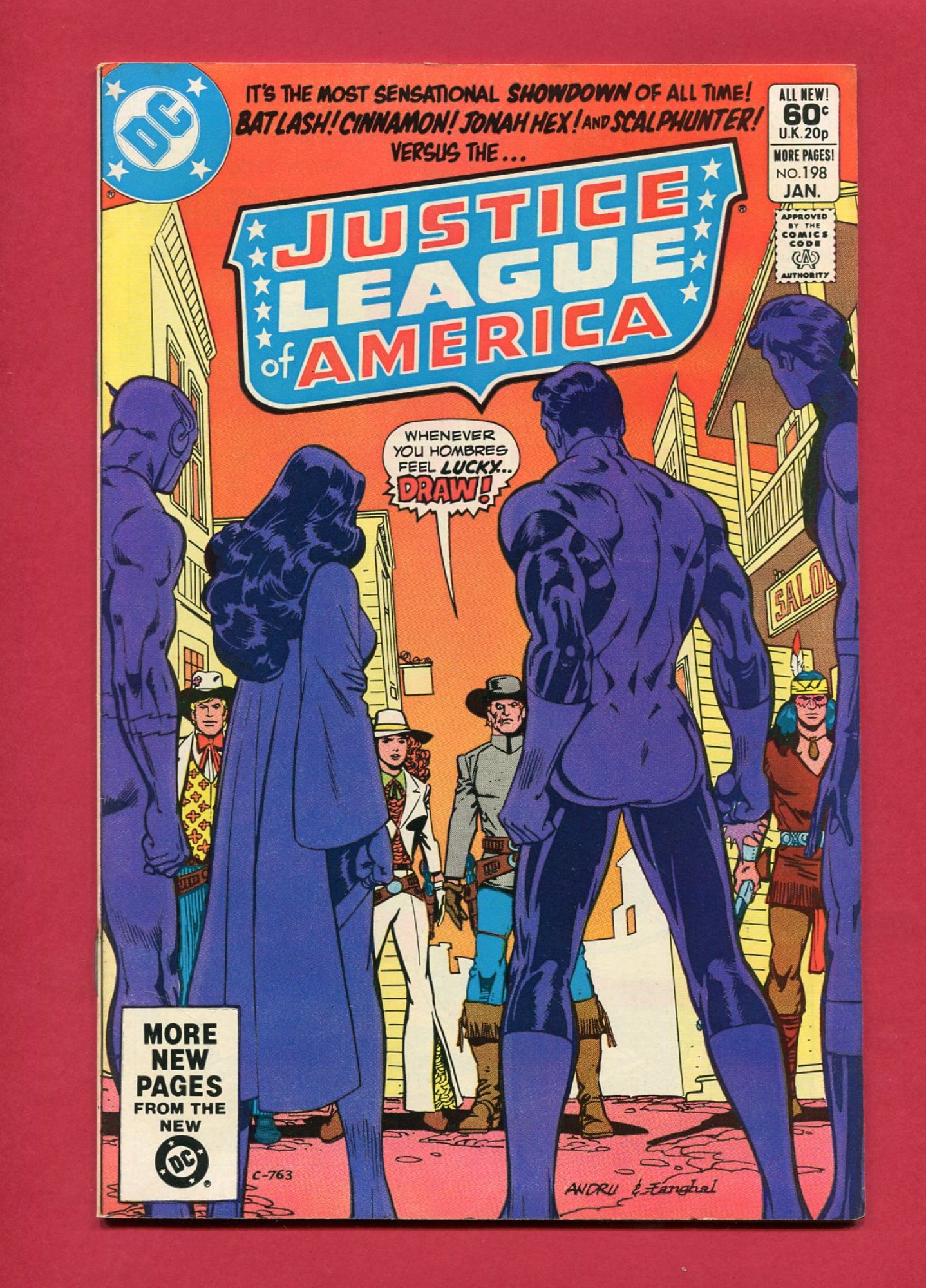 Justice League of America #198, Jan 1982, 7.5 VF- 