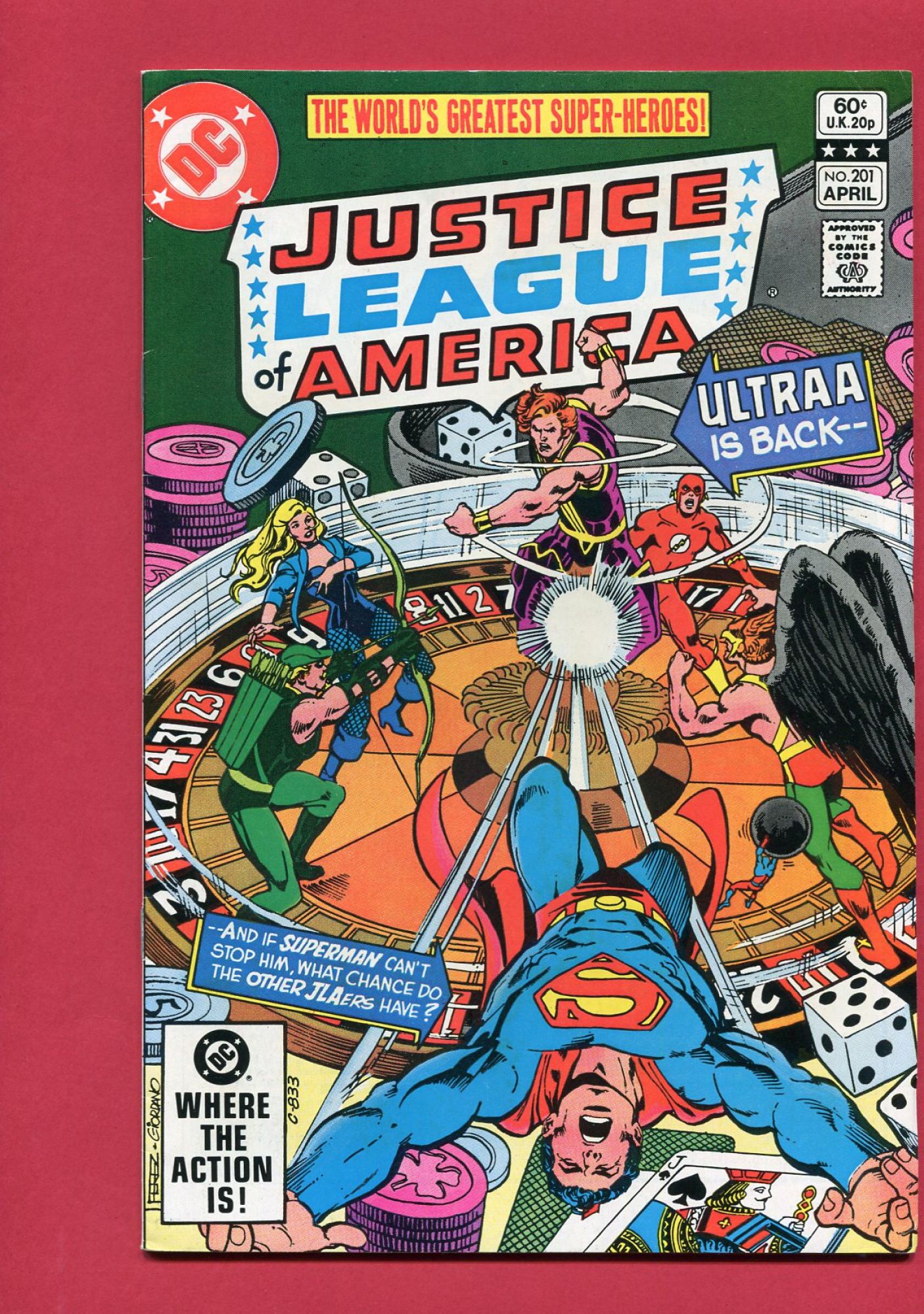 Justice League of America #201, Apr 1982, 7.5 VF-