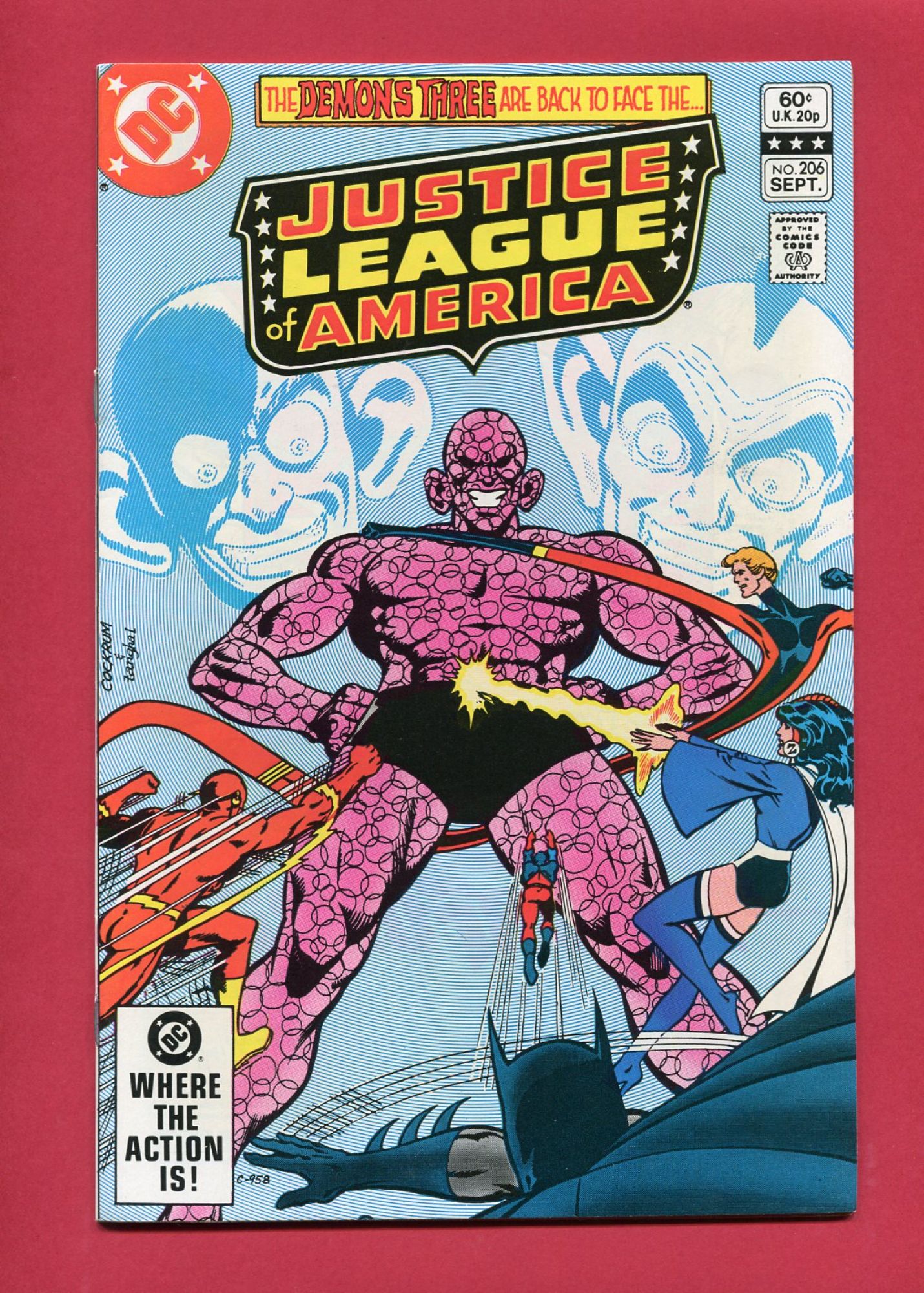 Justice League of America (Volume 1 1960) #206, Sep 1982, 8.5 VF+