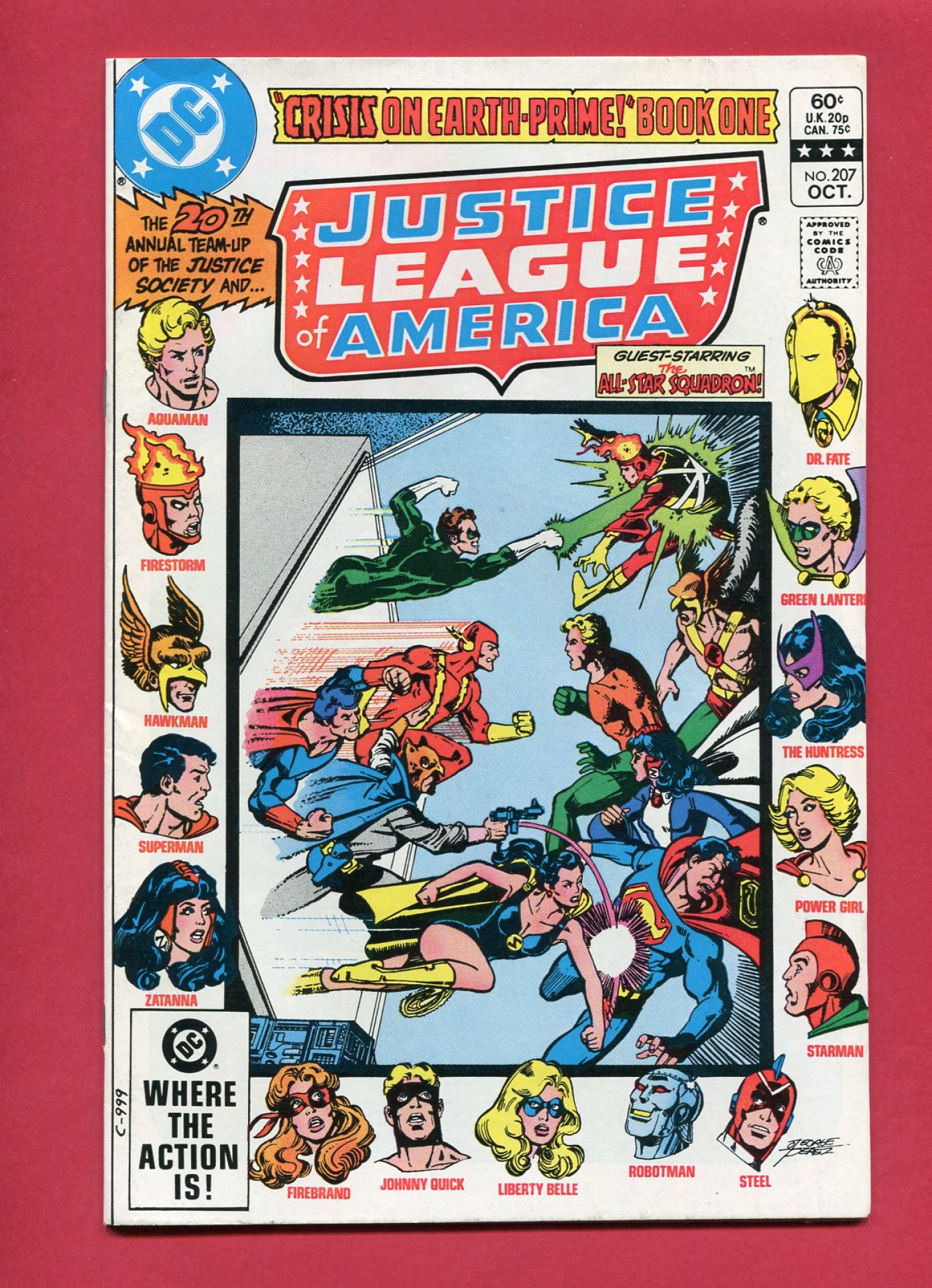 Justice League of America #207, Oct 1982, 7.5 VF-
