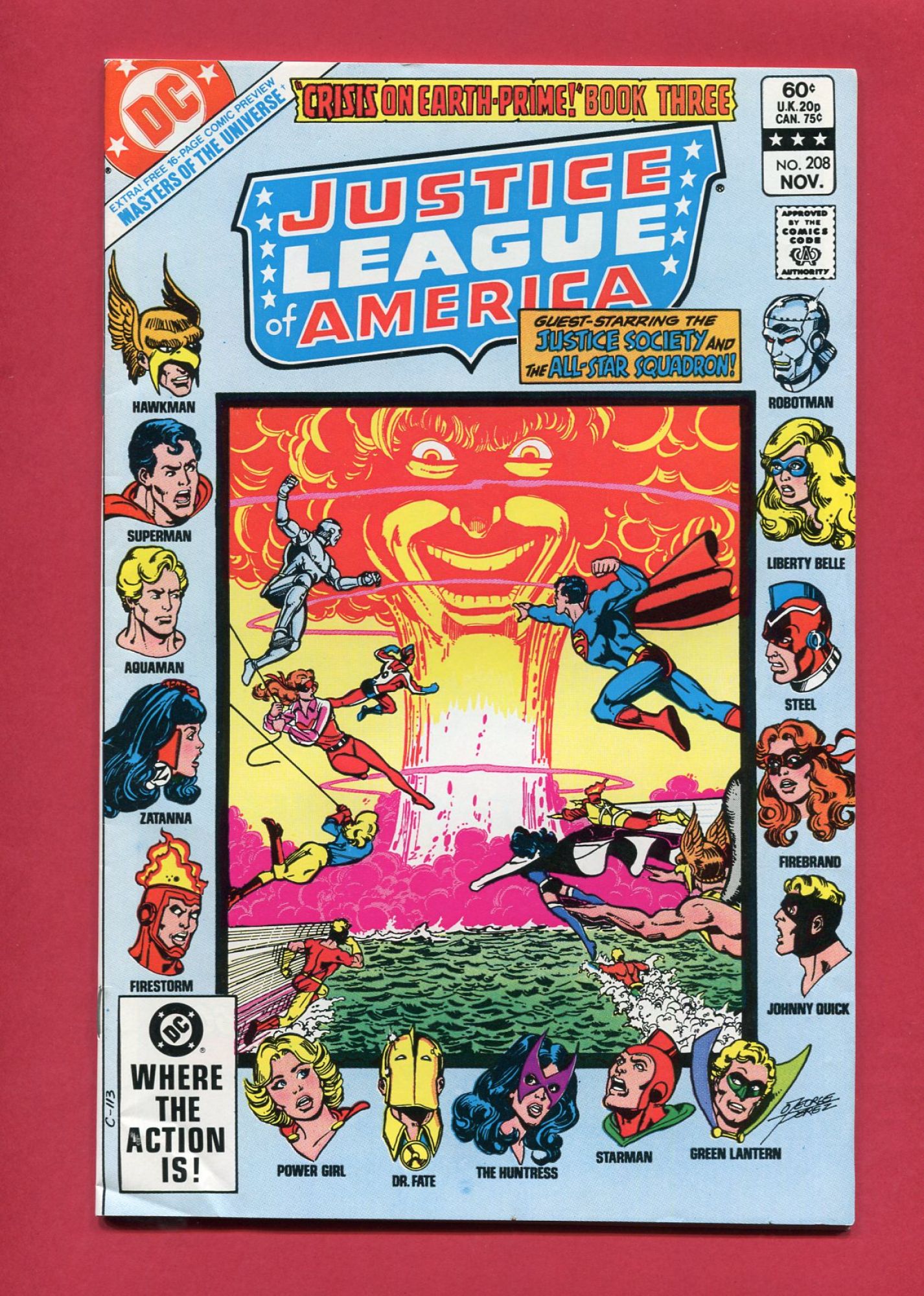 Justice League of America #208, Nov 1982, 7.5 VF-