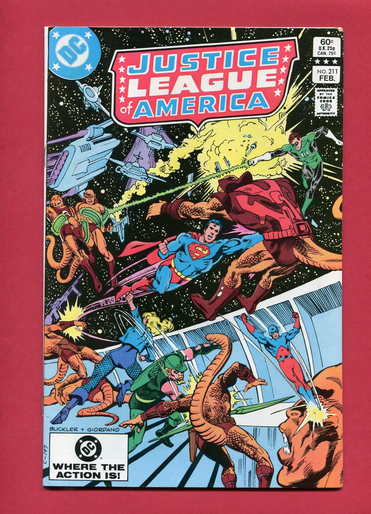Justice League of America (Volume 1 1960) #211, Feb 1983, 8.5 VF+