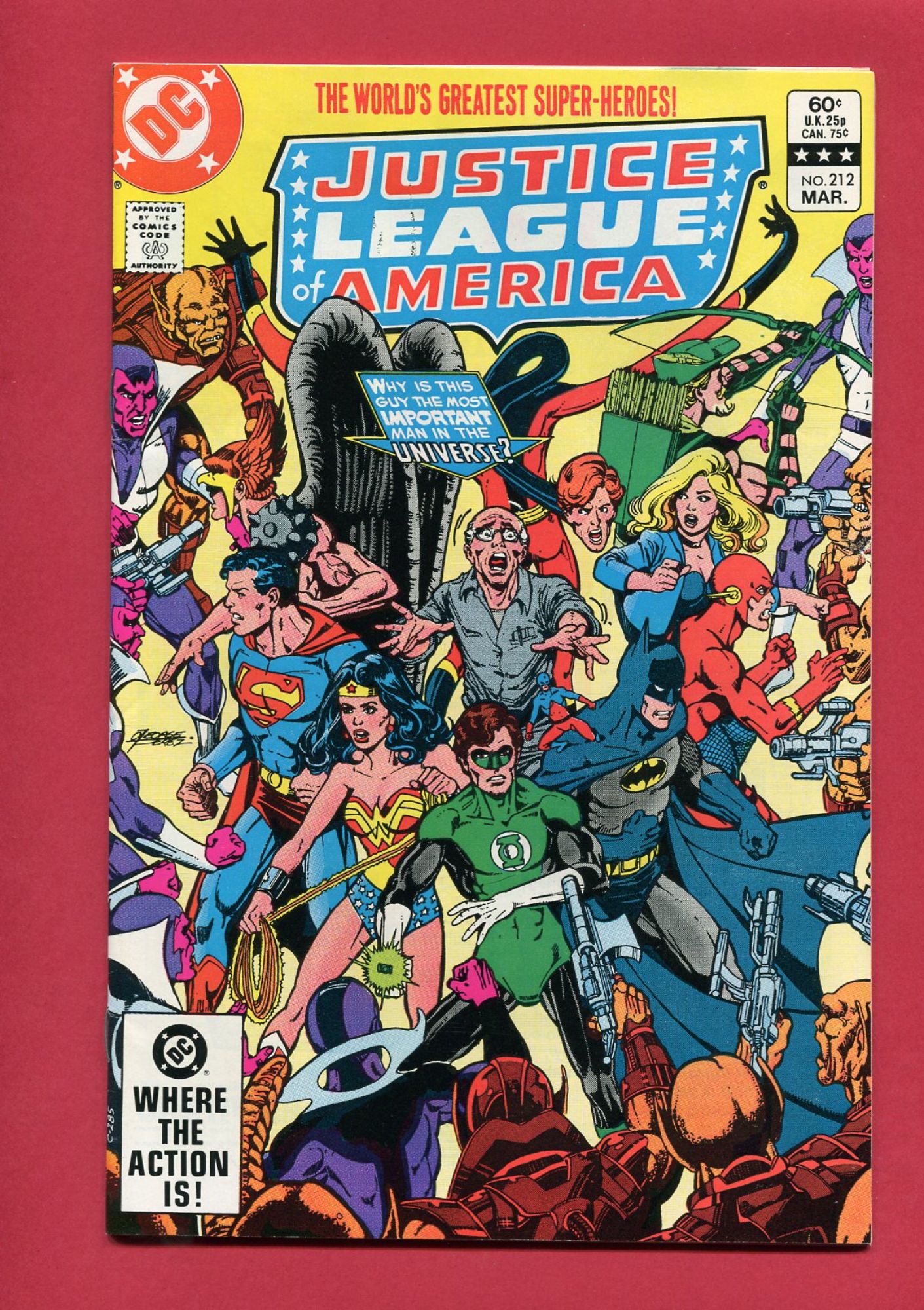 Justice League of America (Volume 1 1960) #212, Mar 1983, 9.2 NM-