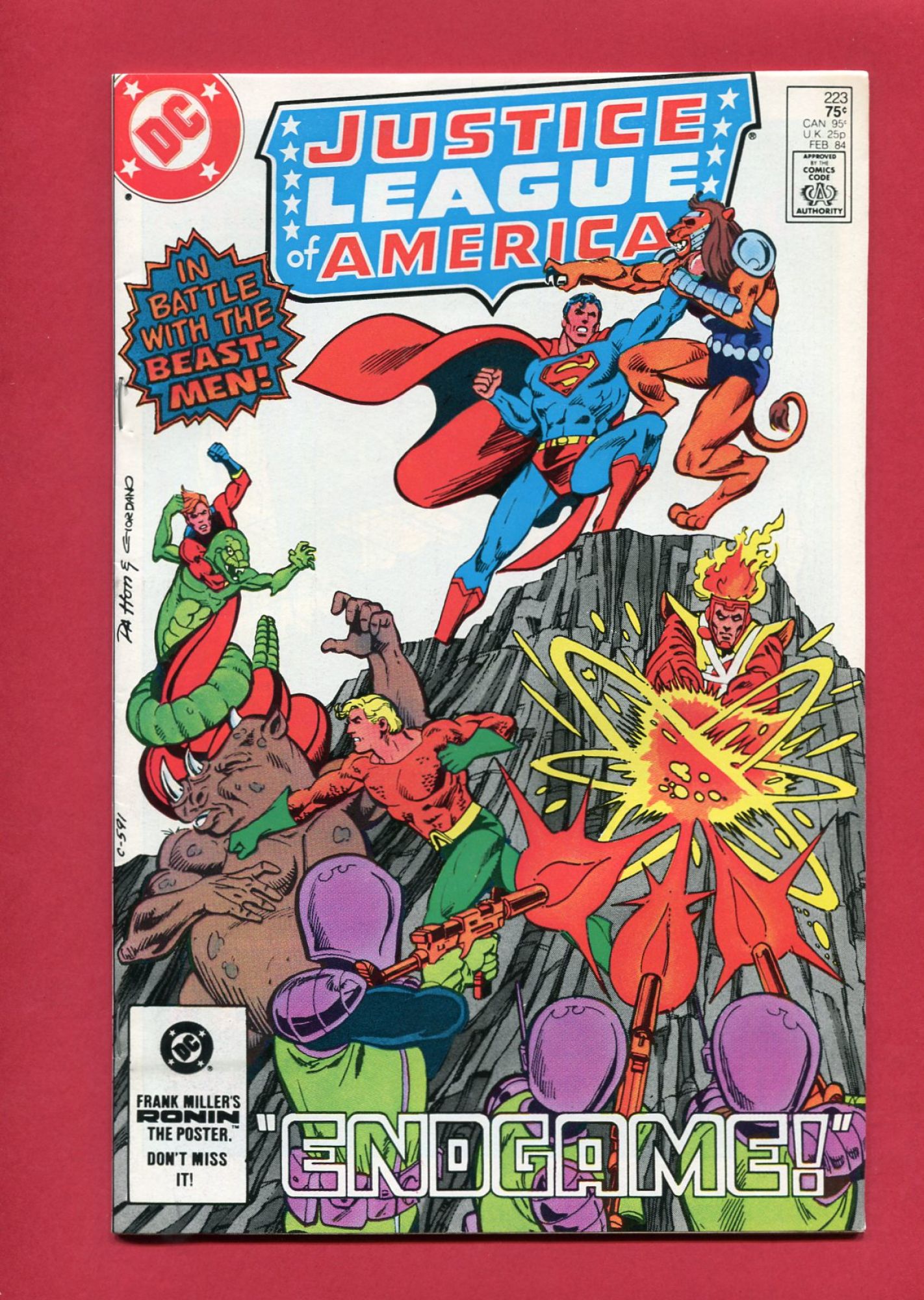 Justice League of America (Volume 1 1960) #223, Feb 1984, 9.2 NM-