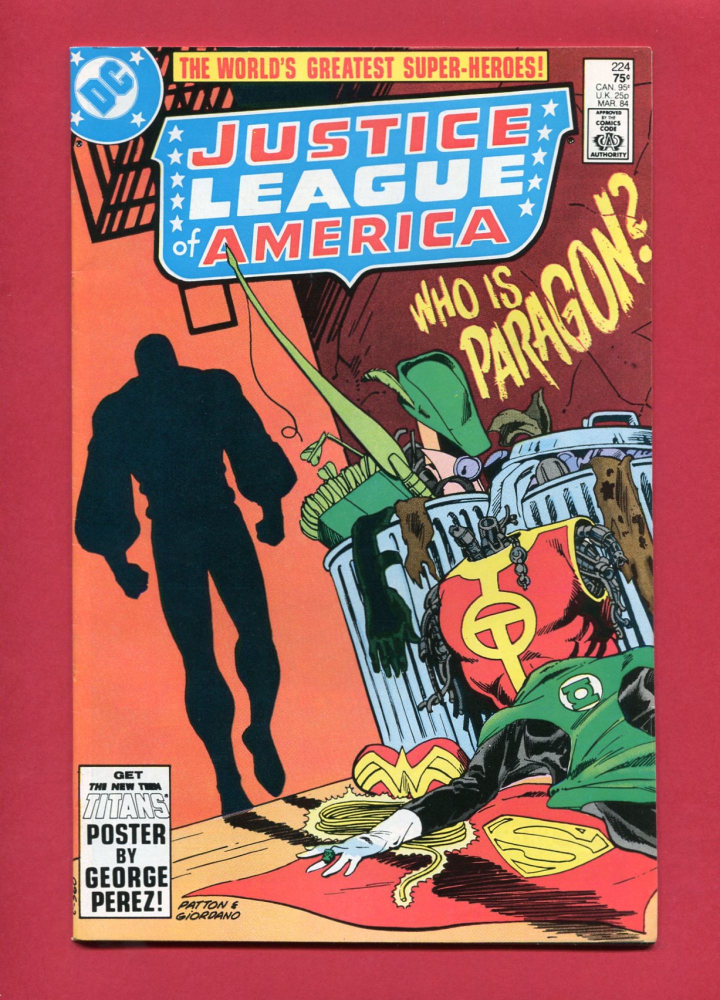 Justice League of America (Volume 1 1960) #224, Mar 1984, 9.2 NM-