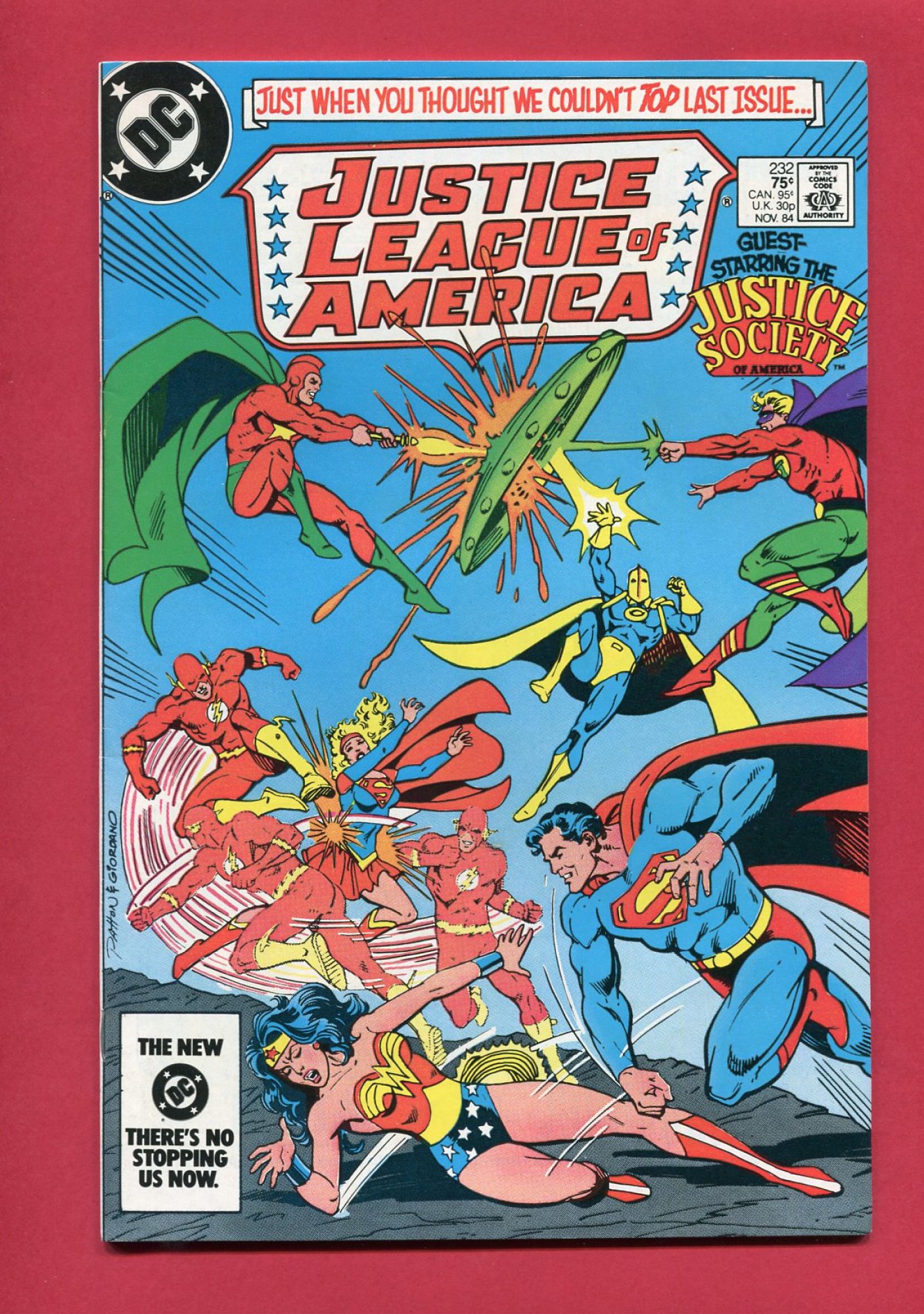 Justice League of America (Volume 1 1960) #232, Nov 1984, 9.2 NM-