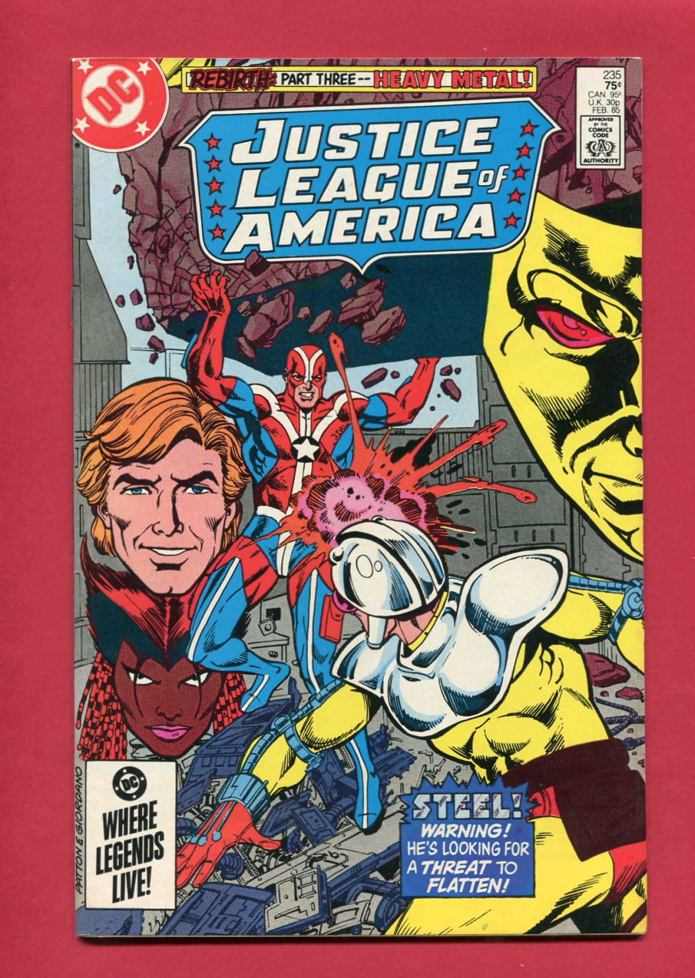 Justice League of America #235, Feb 1985, 9.2 NM-