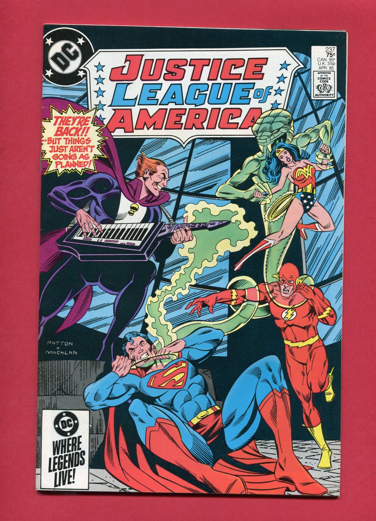 Justice League of America #237, Apr 1985, 9.2 NM-