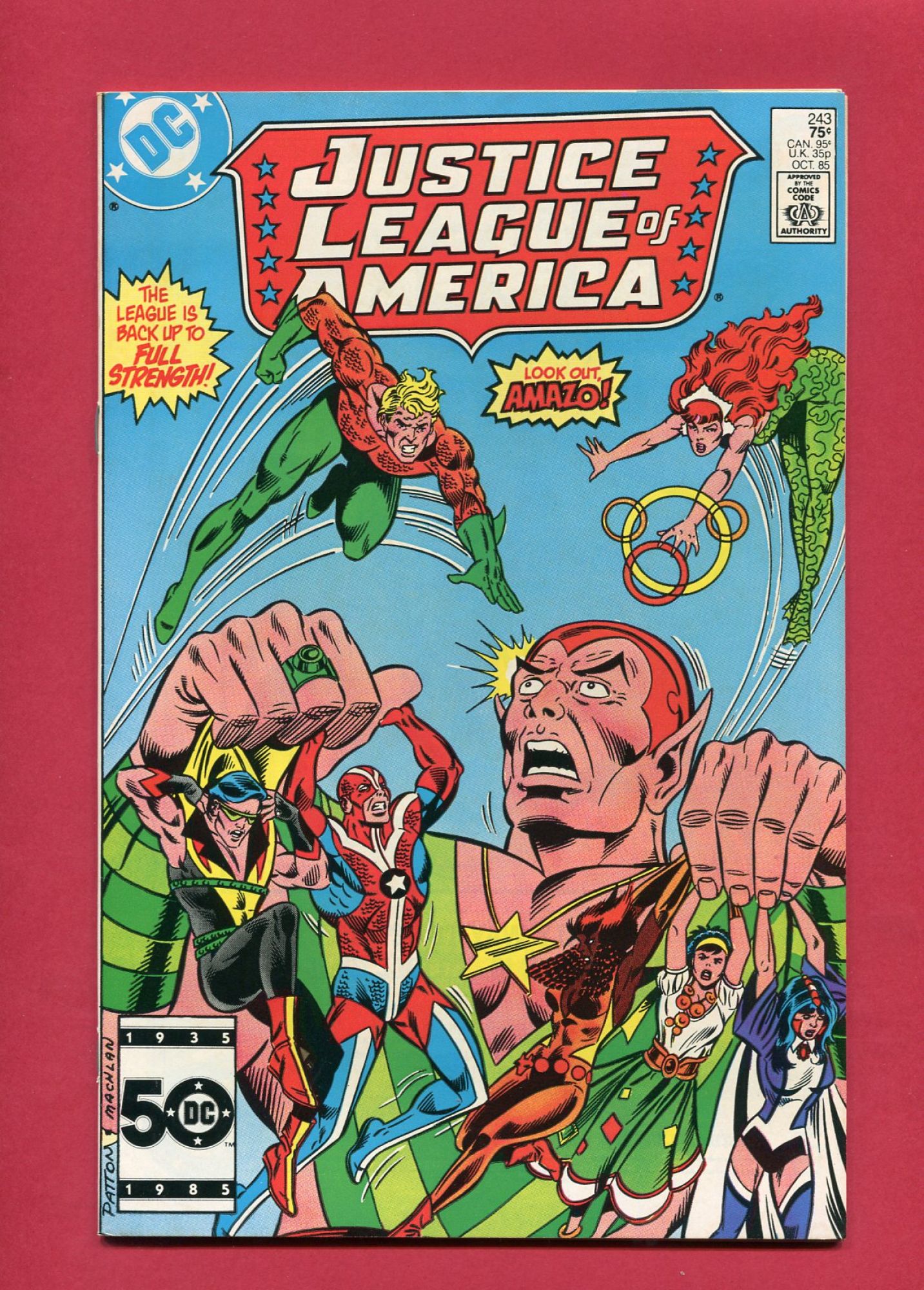 Justice League of America #243, Oct 1985, 8.0 VF