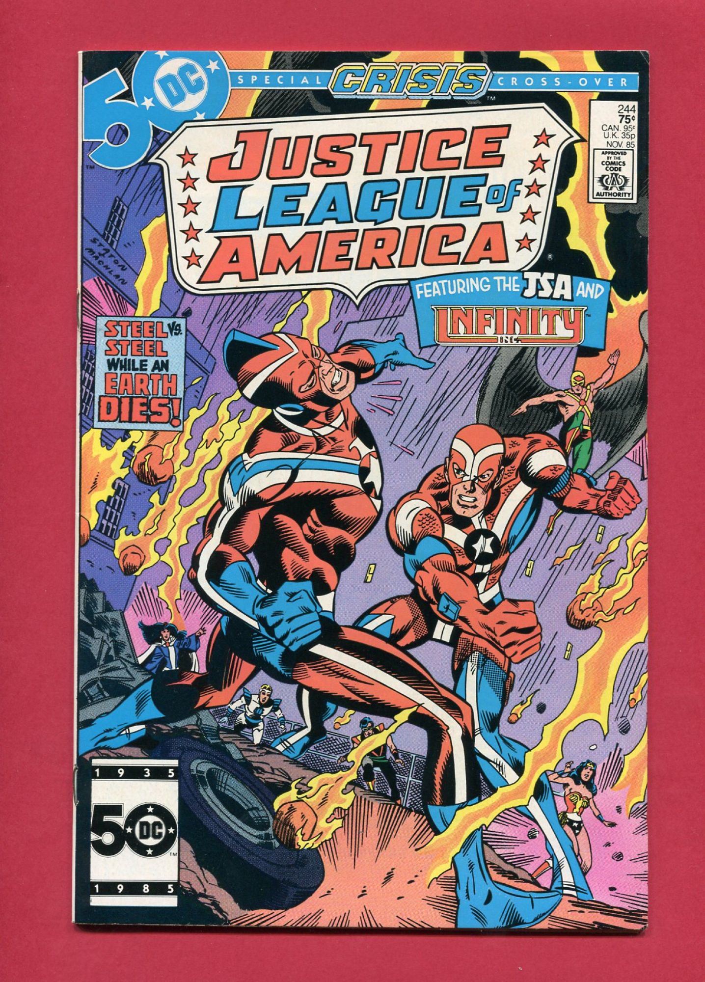 Justice League of America (Volume 1 1960) #244, Nov 1985, 8.0 VF