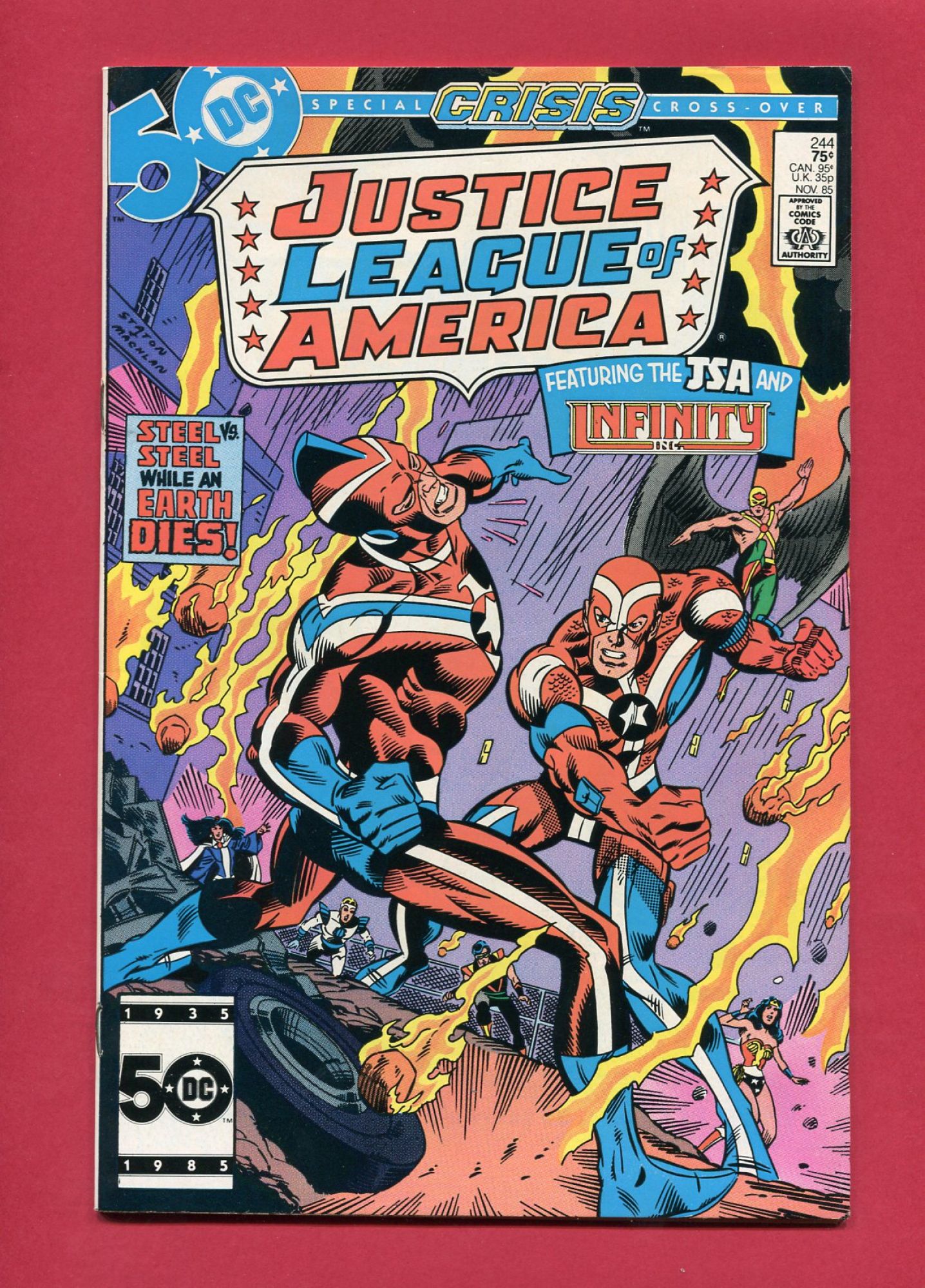 Justice League of America #244, Nov 1985, 8.0 VF