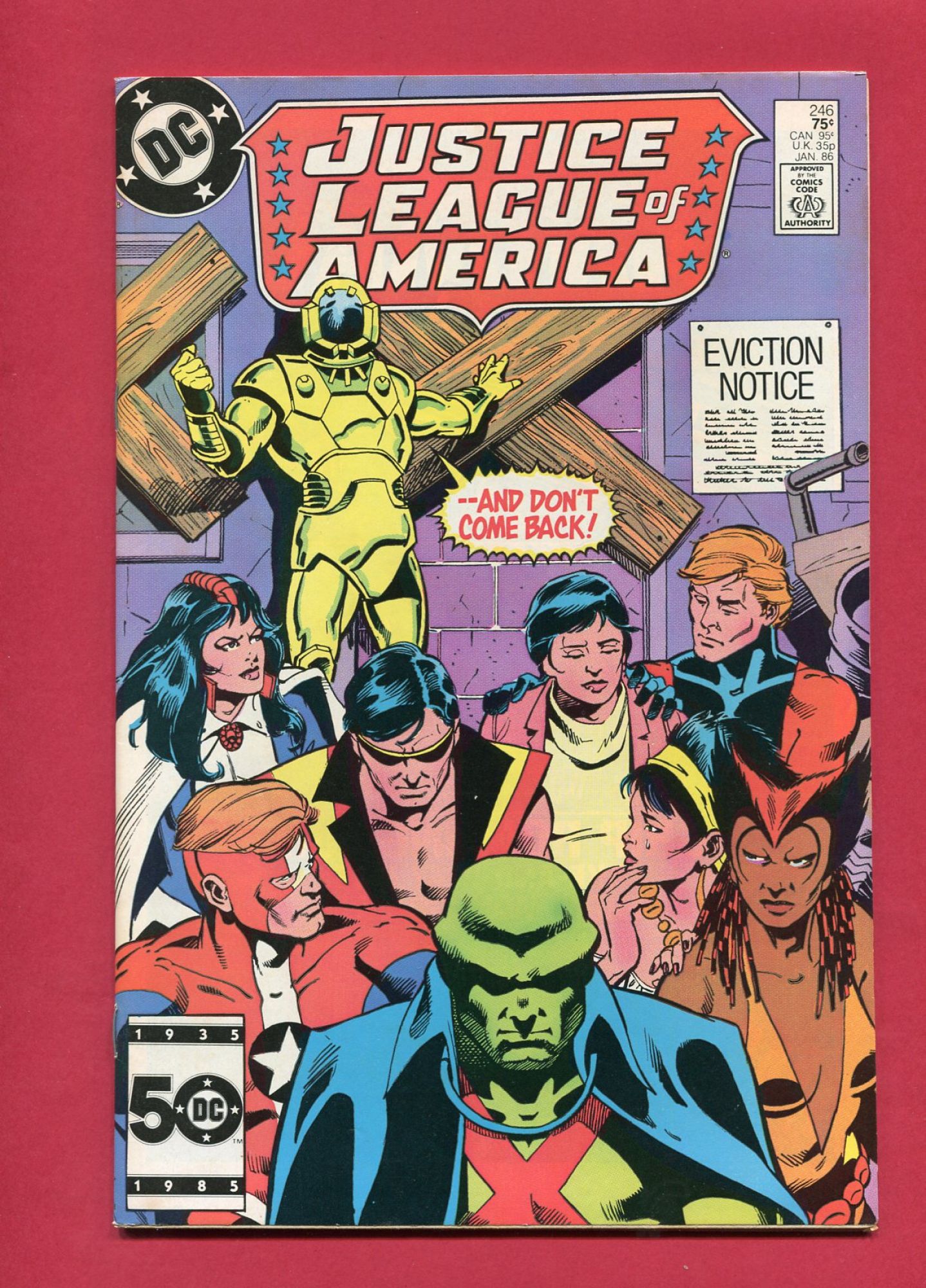 Justice League of America #246, Jan 1986, 8.0 VF