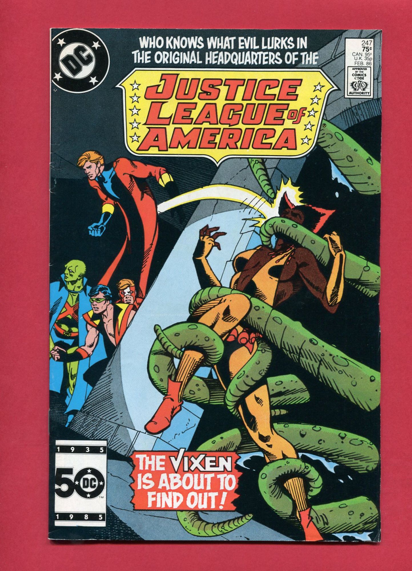 Justice League of America (Volume 1 1960) #247, Feb 1986, 7.5 VF-