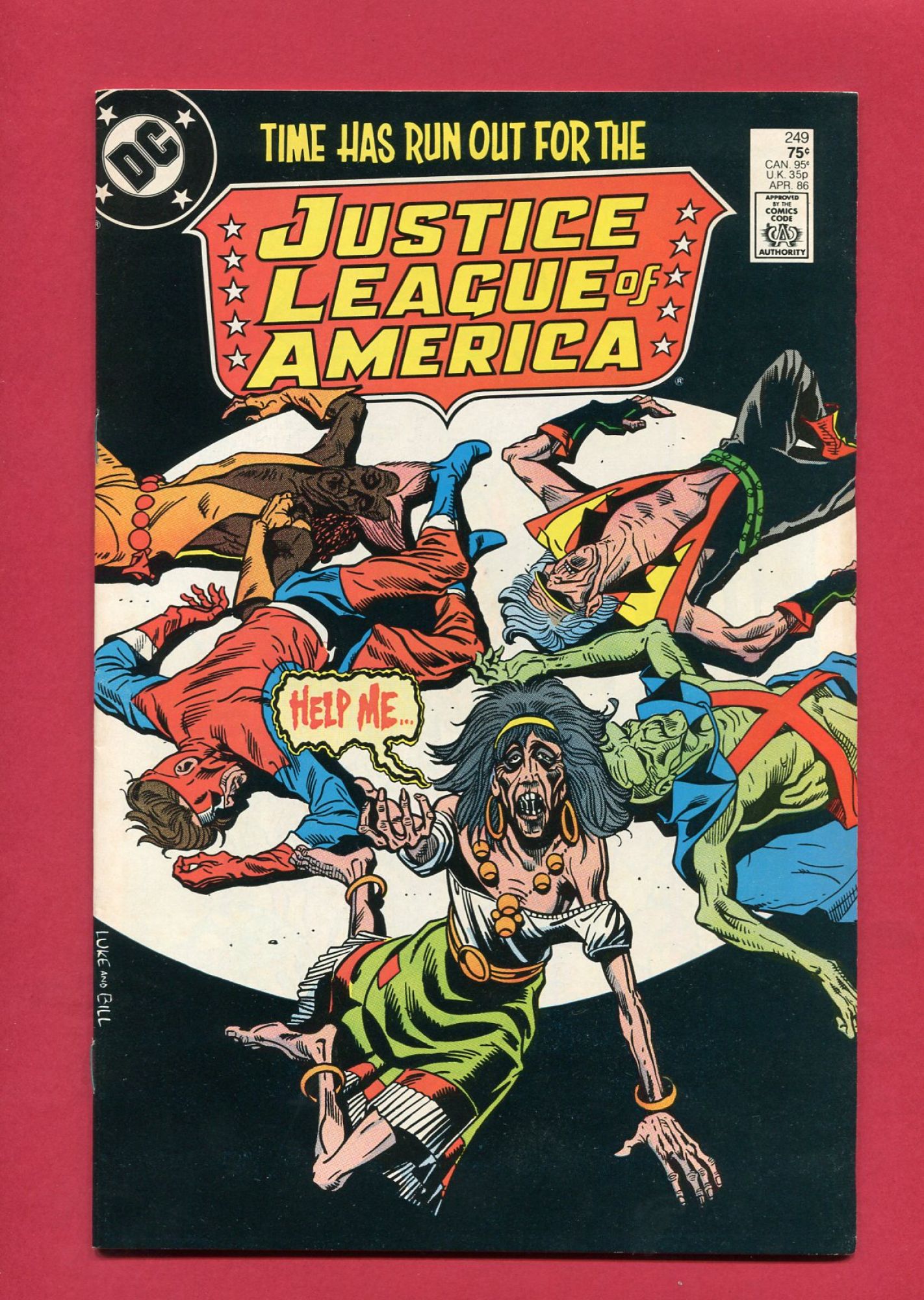 Justice League of America #249, Apr 1986, 9.2 NM-