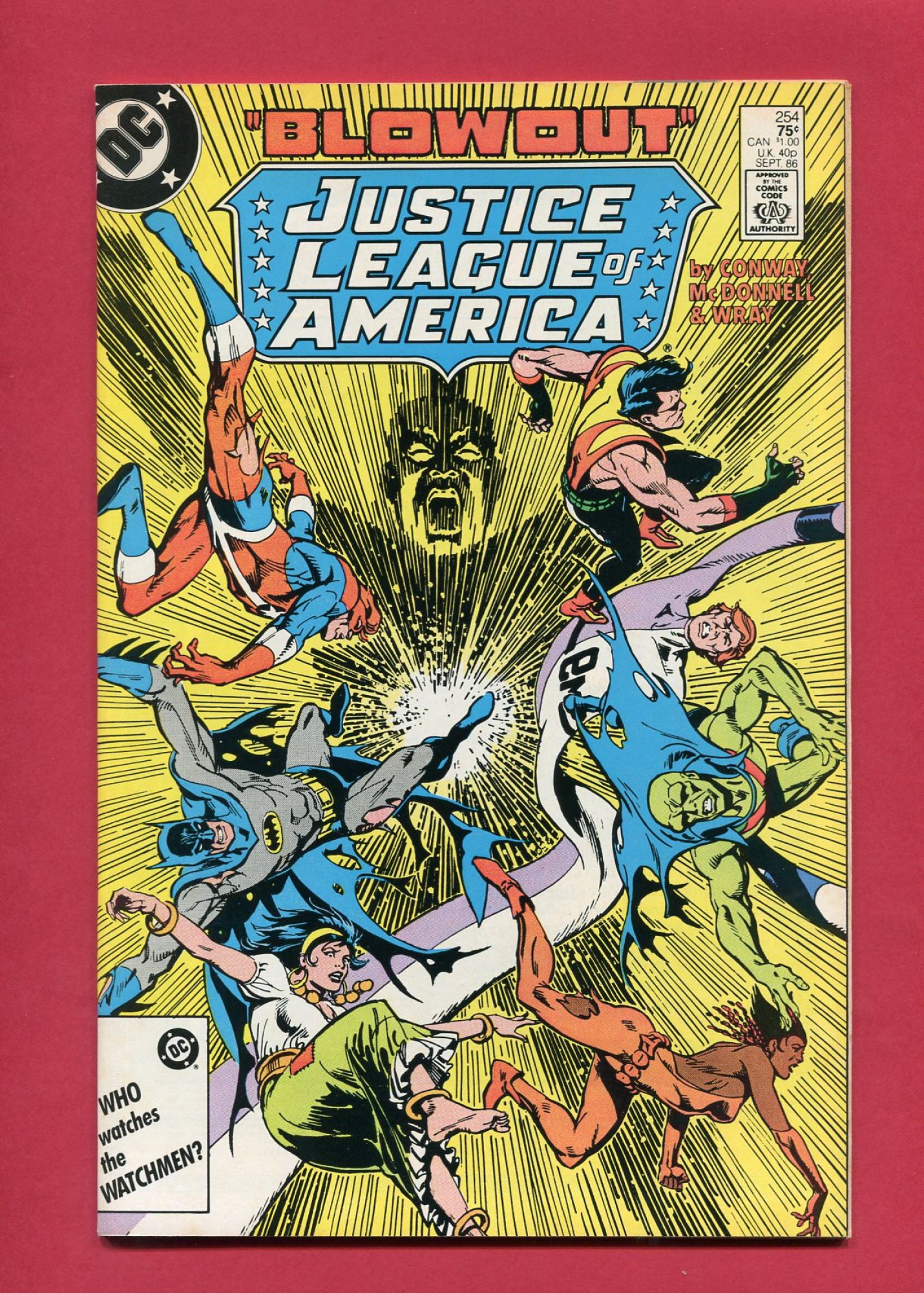 Justice League of America (Volume 1 1960) #254, Sep 1986, 8.5 VF+