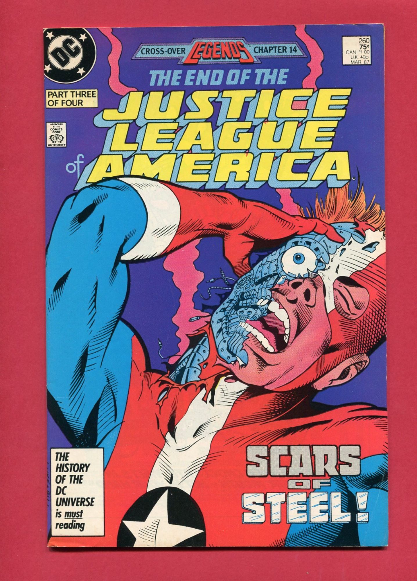 Justice League of America #260, Mar 1987, 7.5 VF-