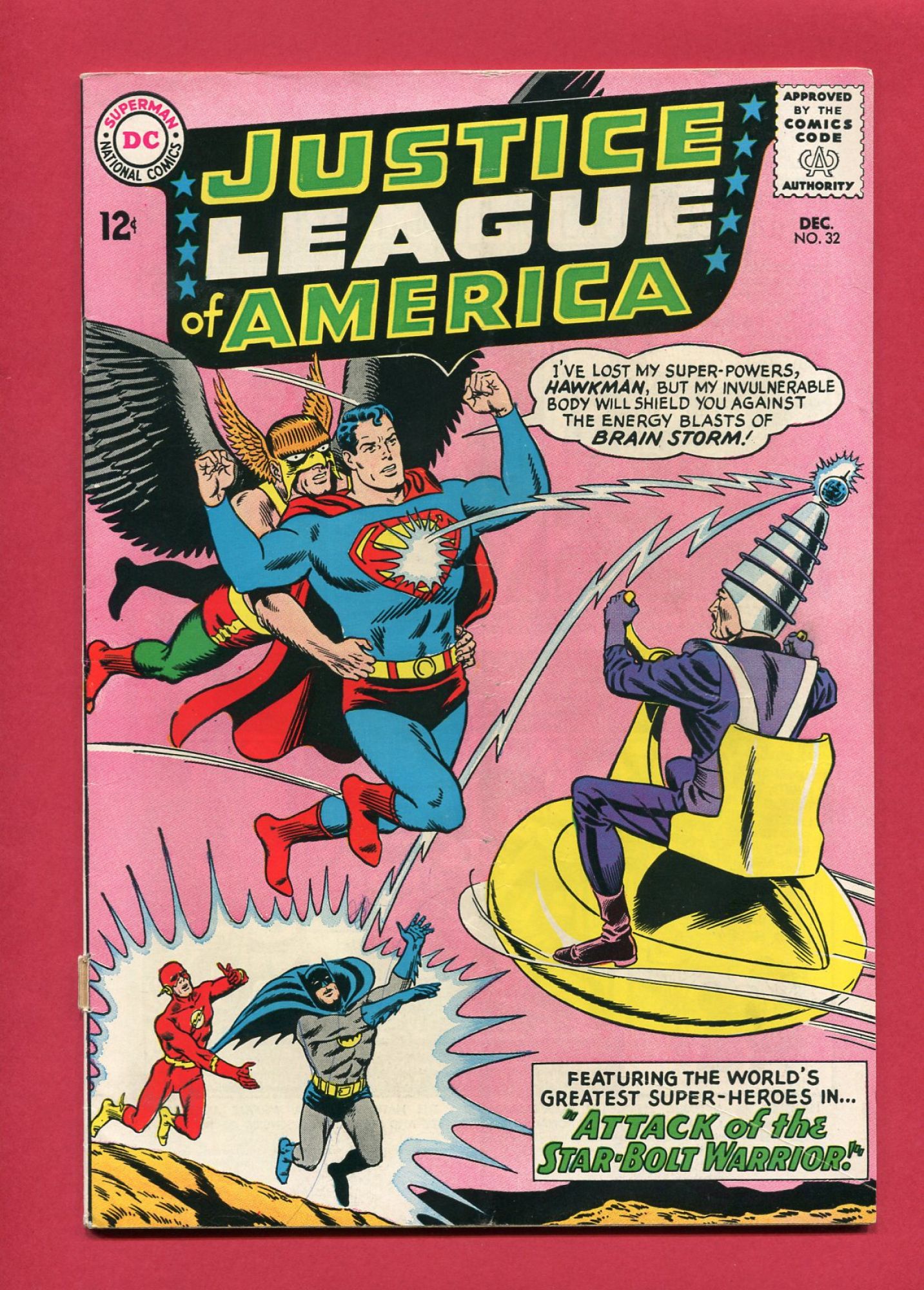 Justice League of America #32, Dec 1964, 3.5 VG-