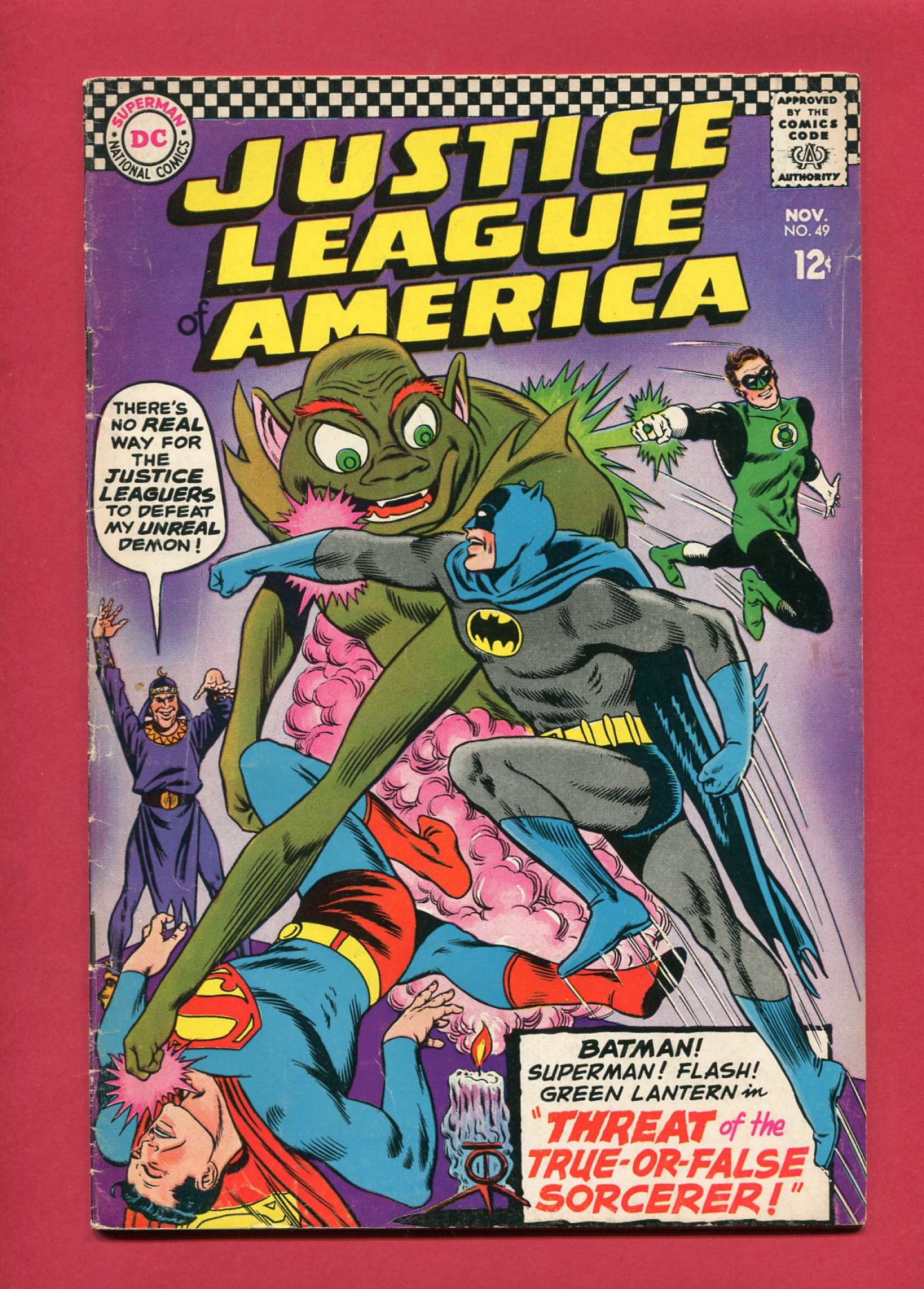 Justice League of America #49, Nov 1966, 4.5 VG+