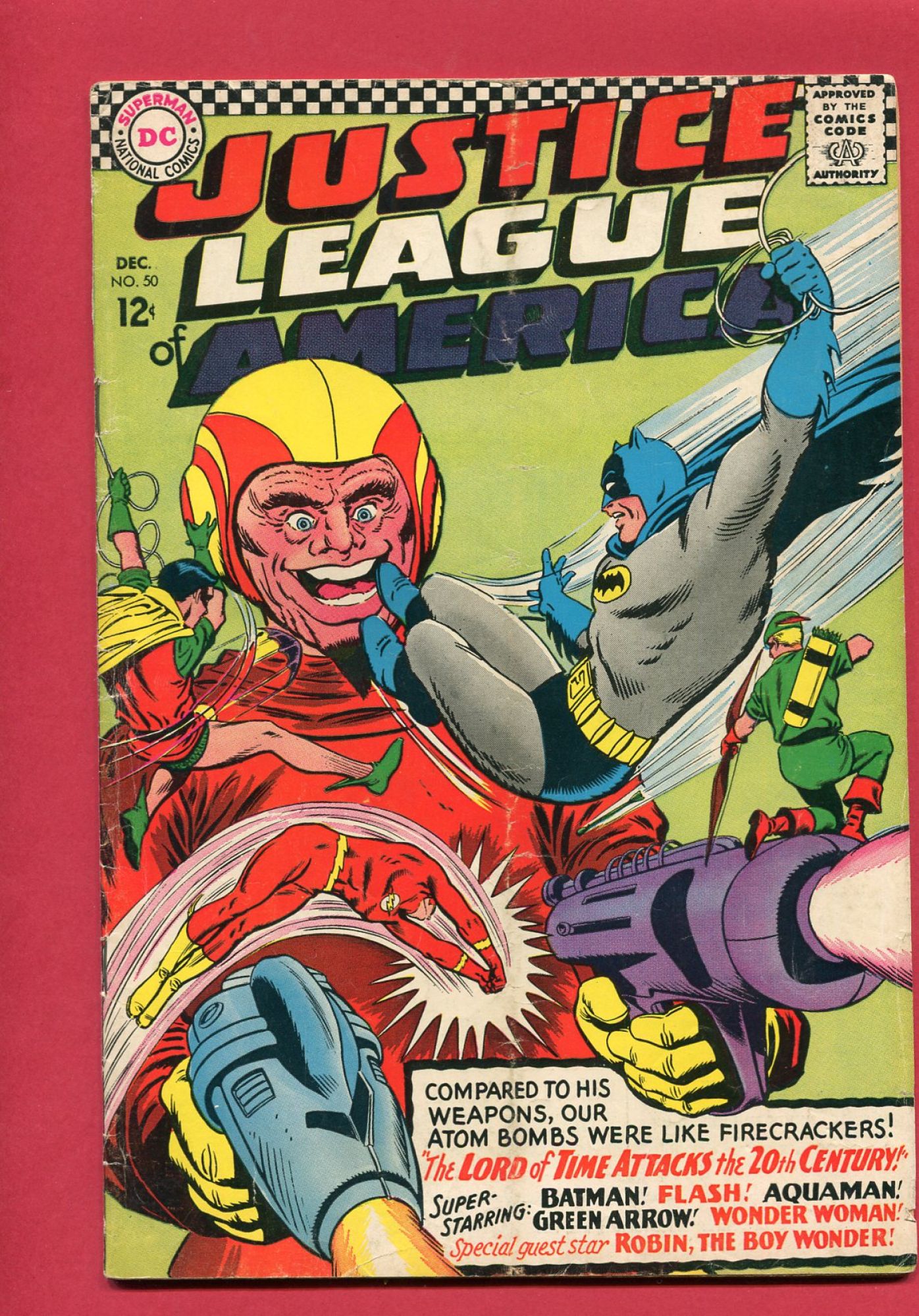 Justice League of America #50, Dec 1966, 3.0 GD/VG