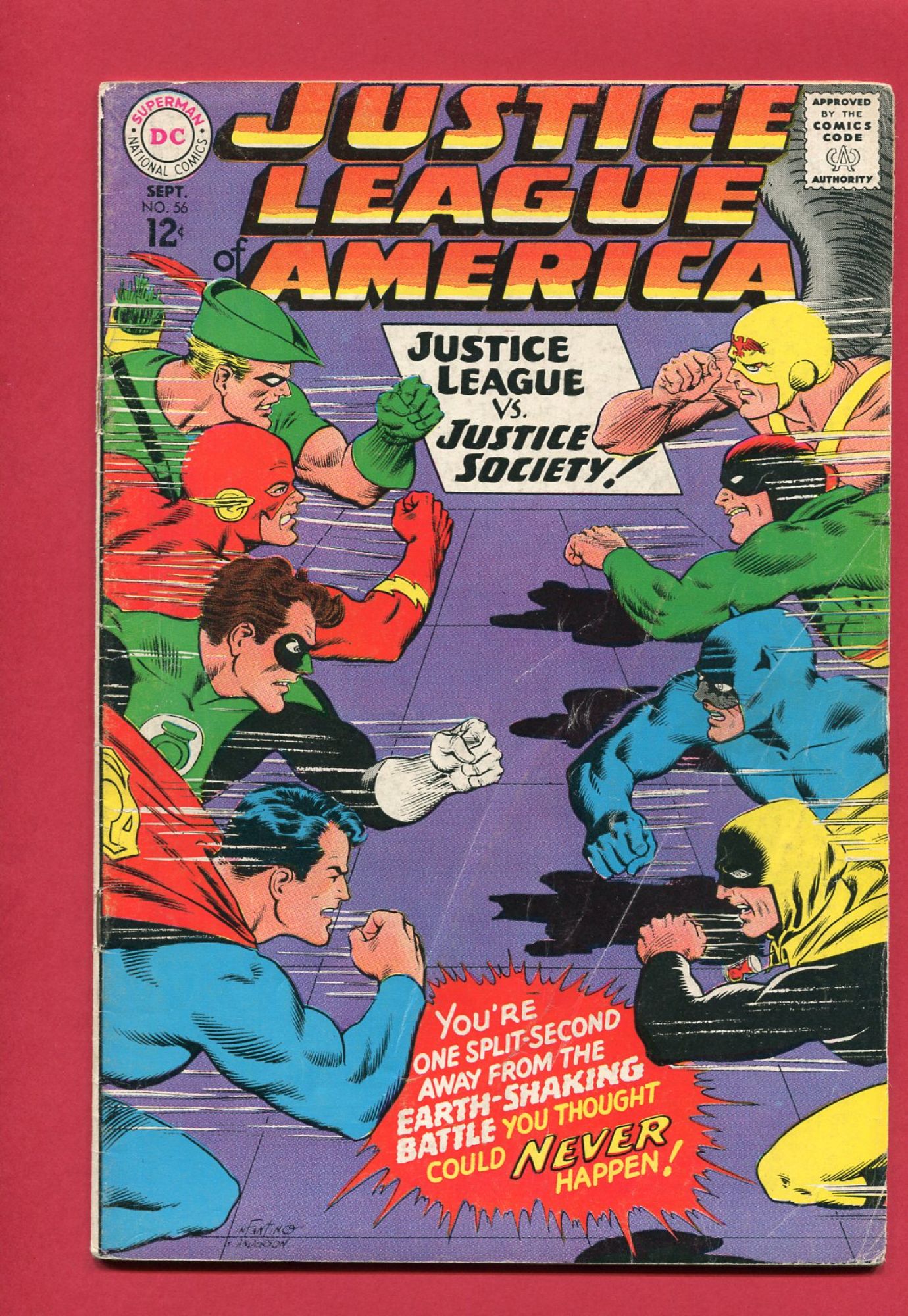 Justice League of America #56, Sep 1967, 3.5 VG-
