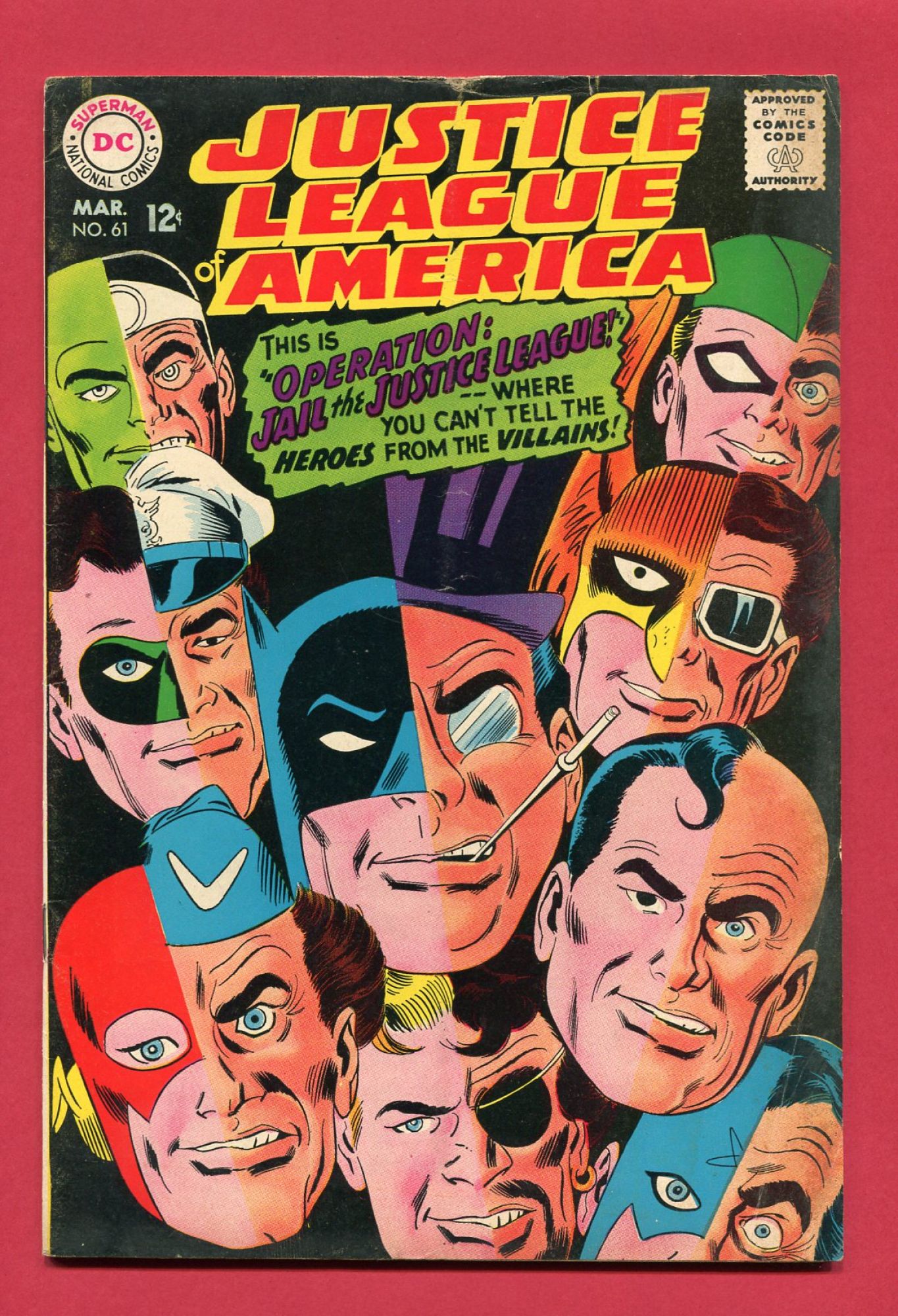 Justice League of America #61, Mar 1968, 6.0 FN