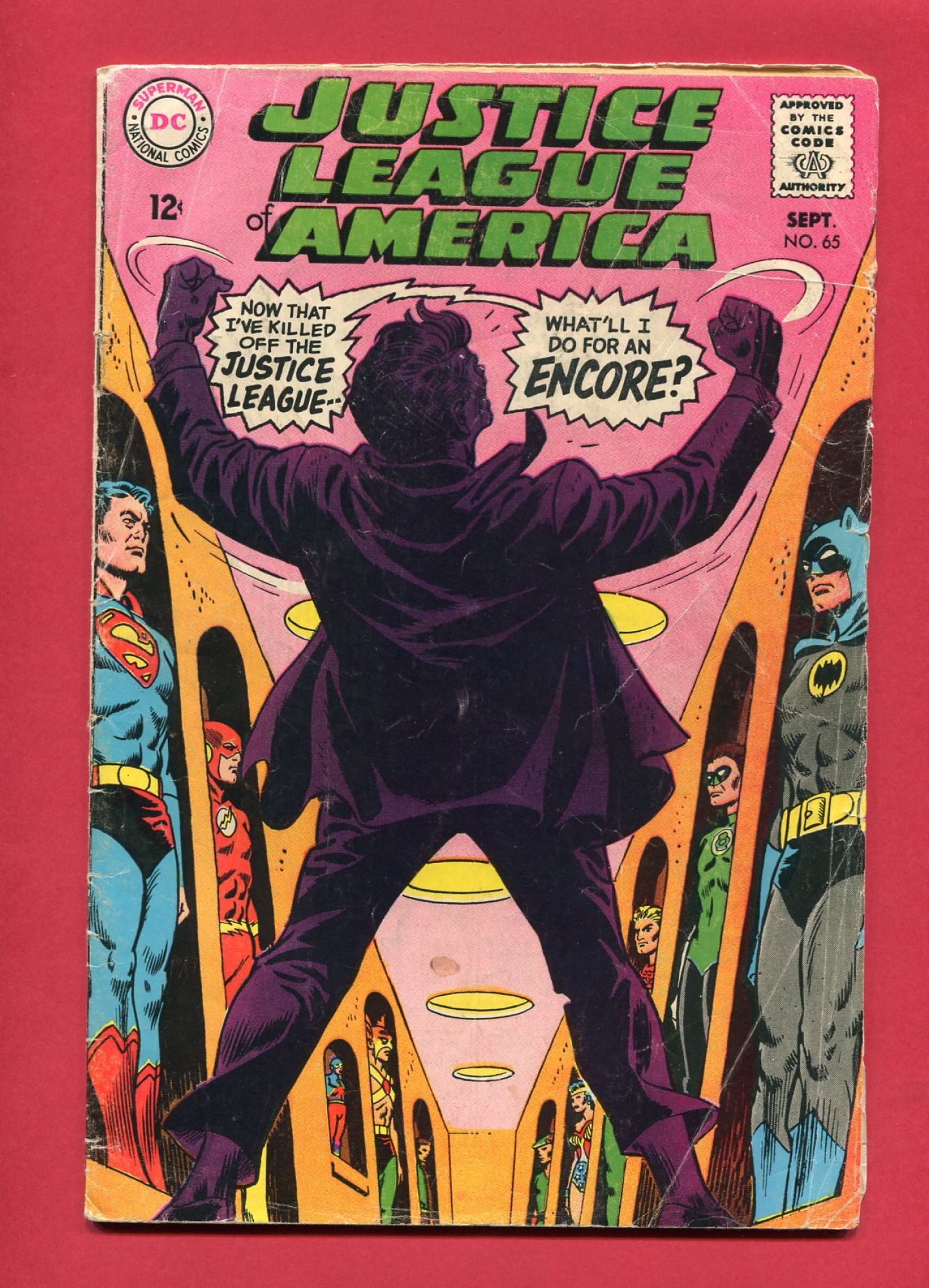 Justice League of America #65, Sep 1968, 3.0 G/VG