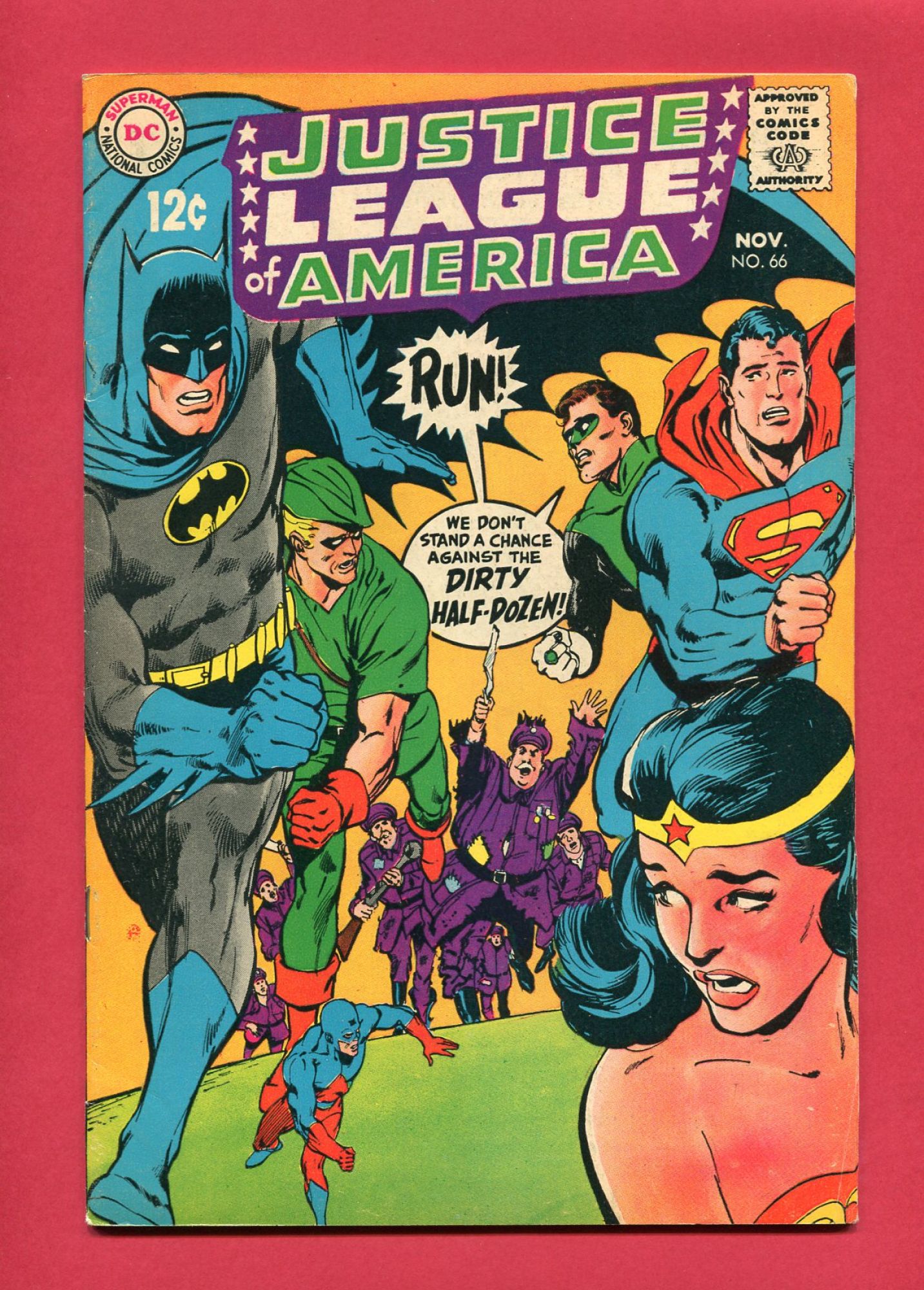 Justice League of America #66, Nov 1968, 6.5 FN+