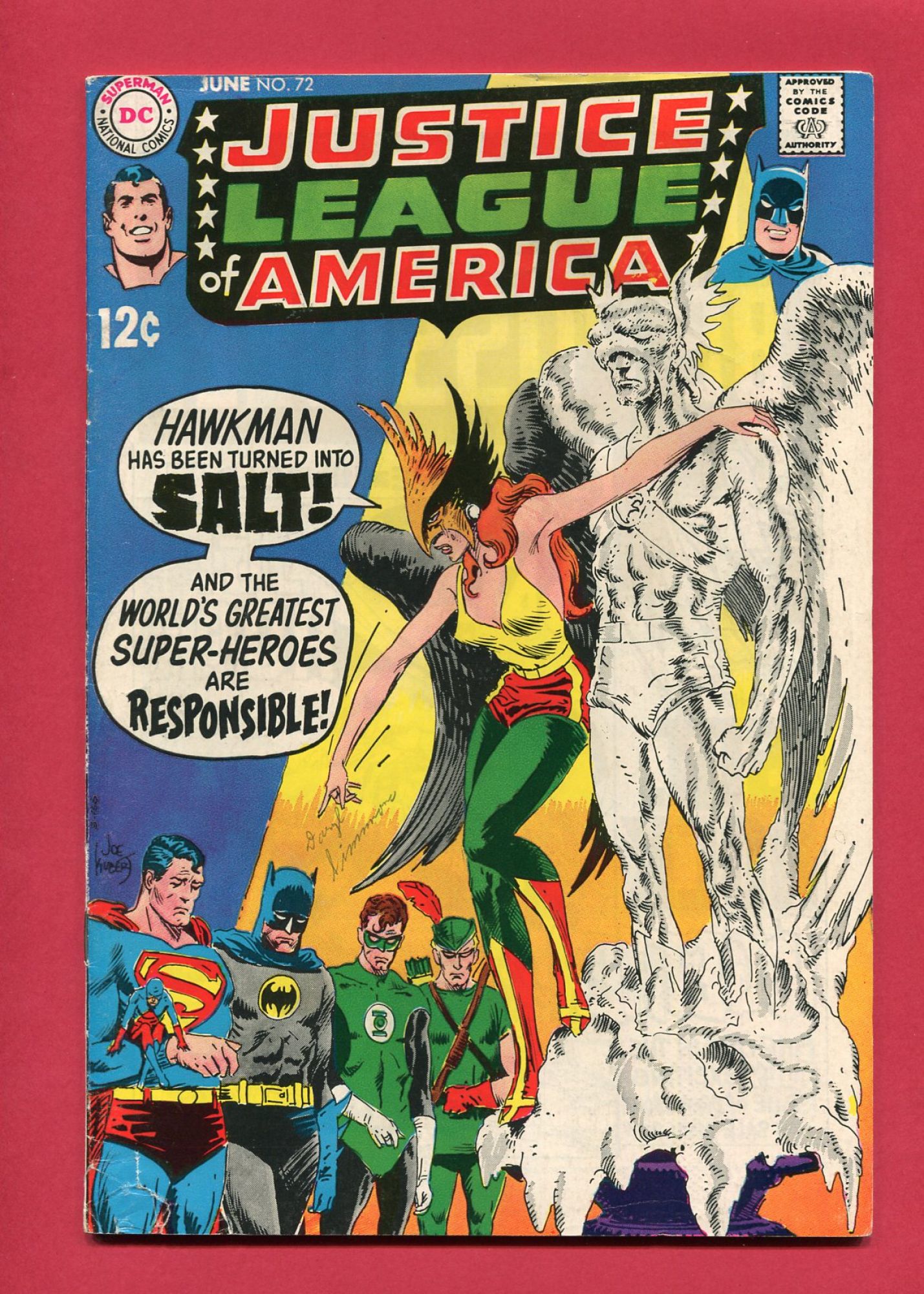 Justice League of America #72, Jun 1969, 5.0 VG/FN