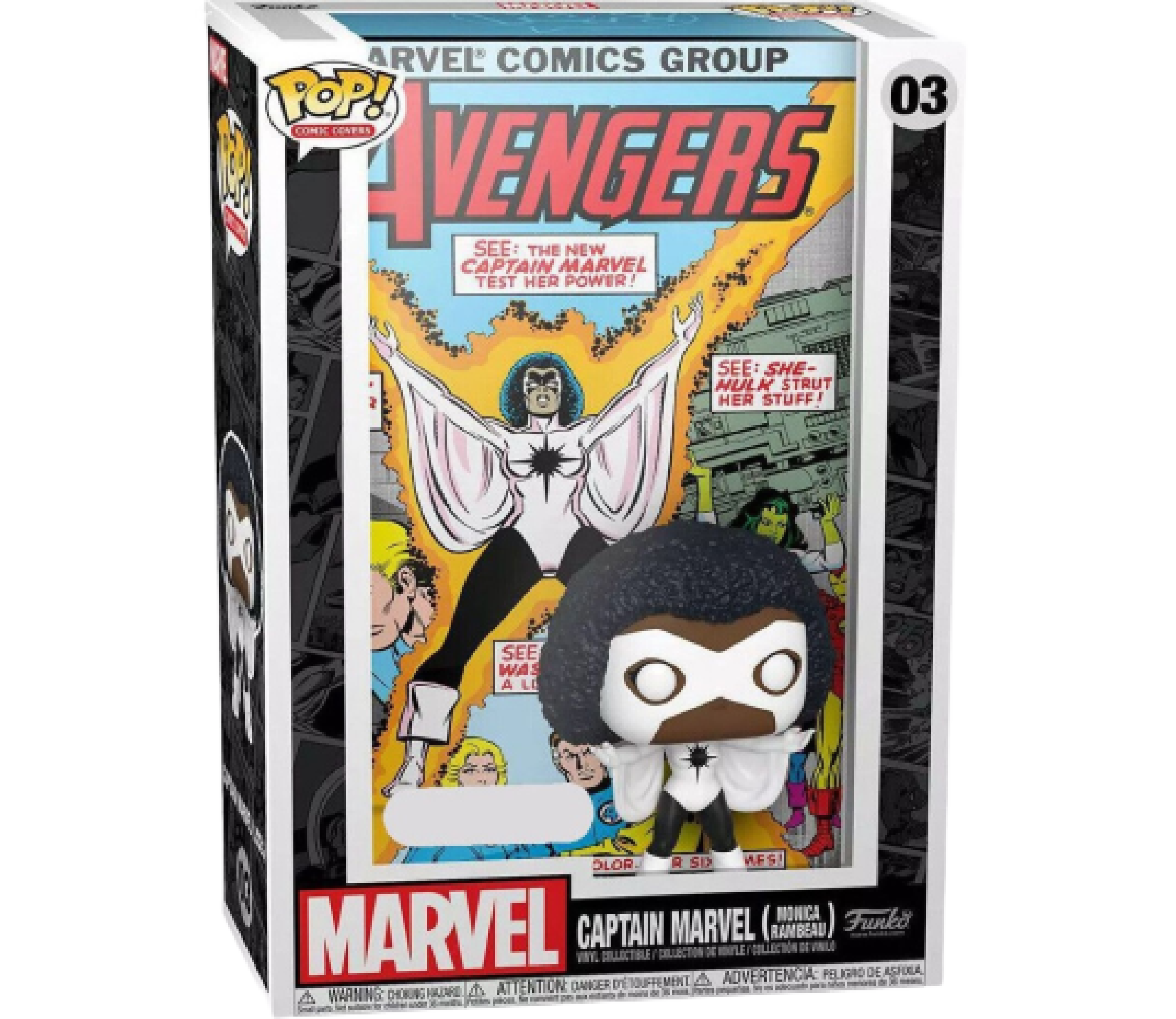 Captain Marvel Monica Rambeau Avengers #227 POP! Comic Covers