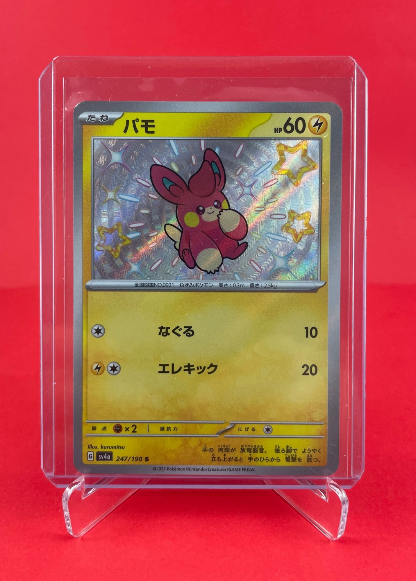 Pawmi 247/190 Shiny SV4a (JPN)