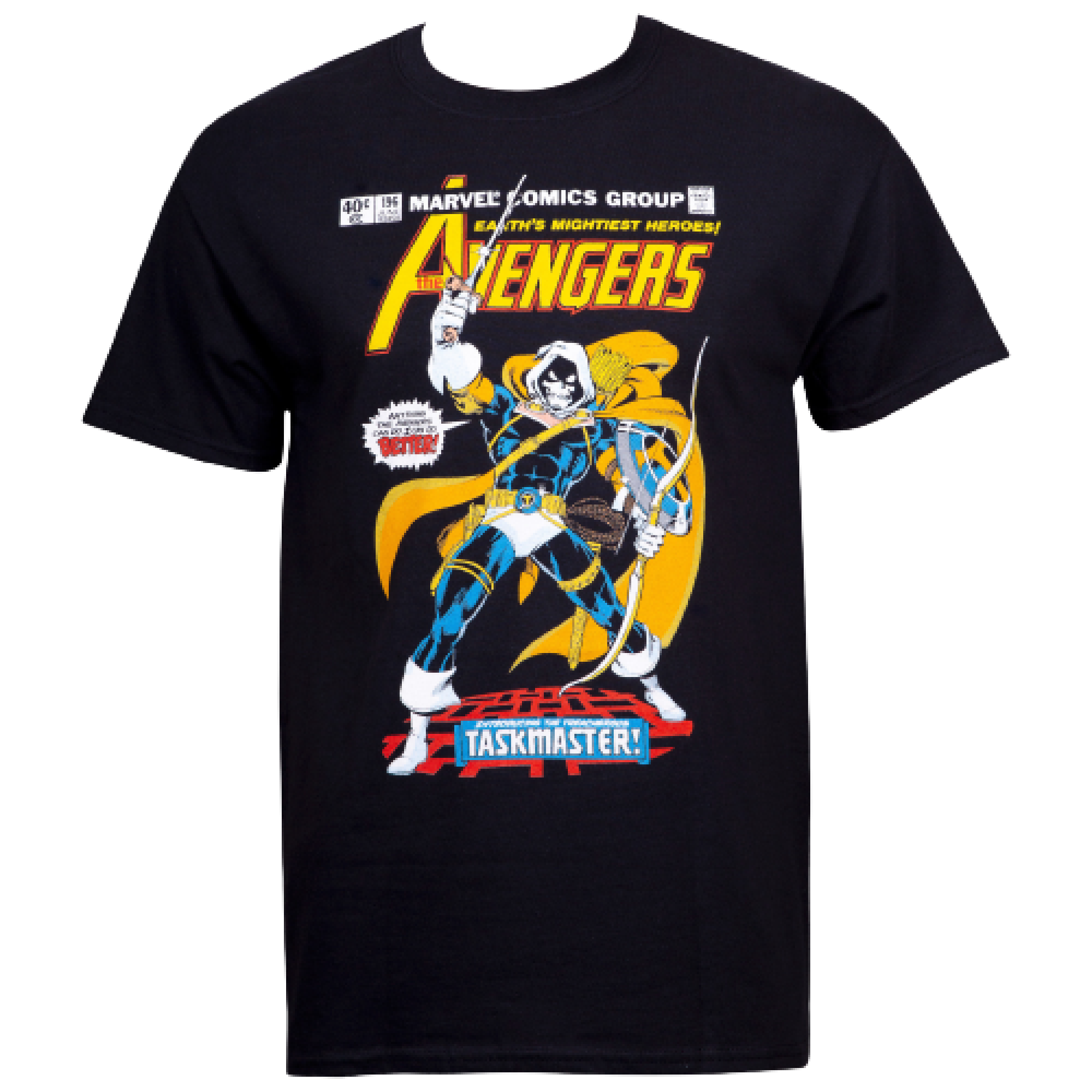 The Taskmaster Avengers Earths Mightiest Heroes Comic Cover T-Shirt Medium 