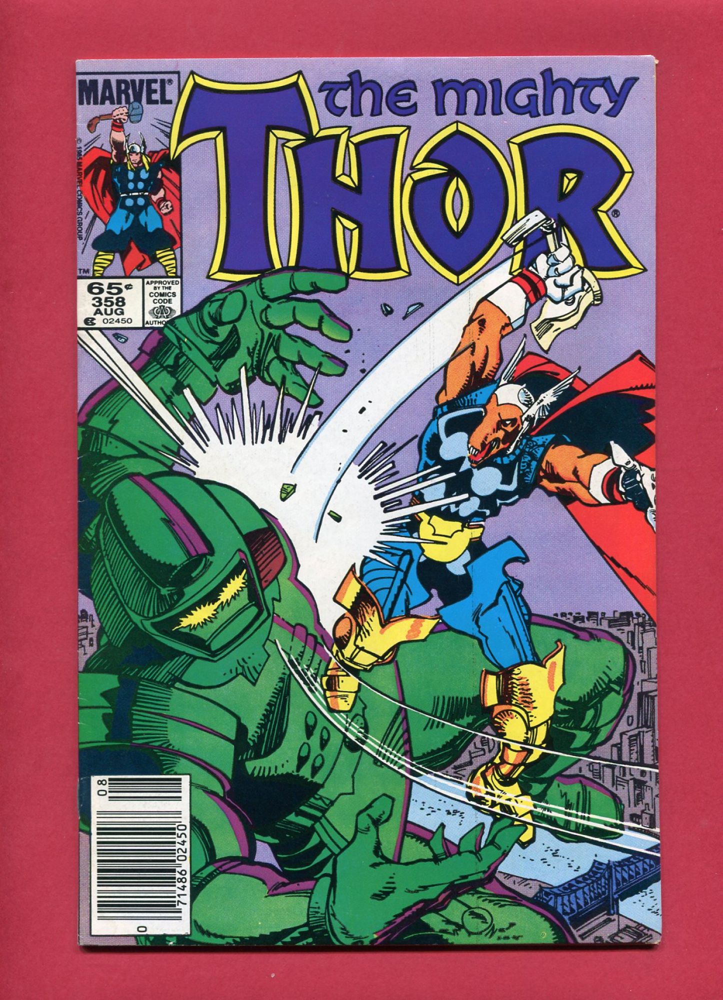 Thor #358, Aug 1985, 7.5 VF-