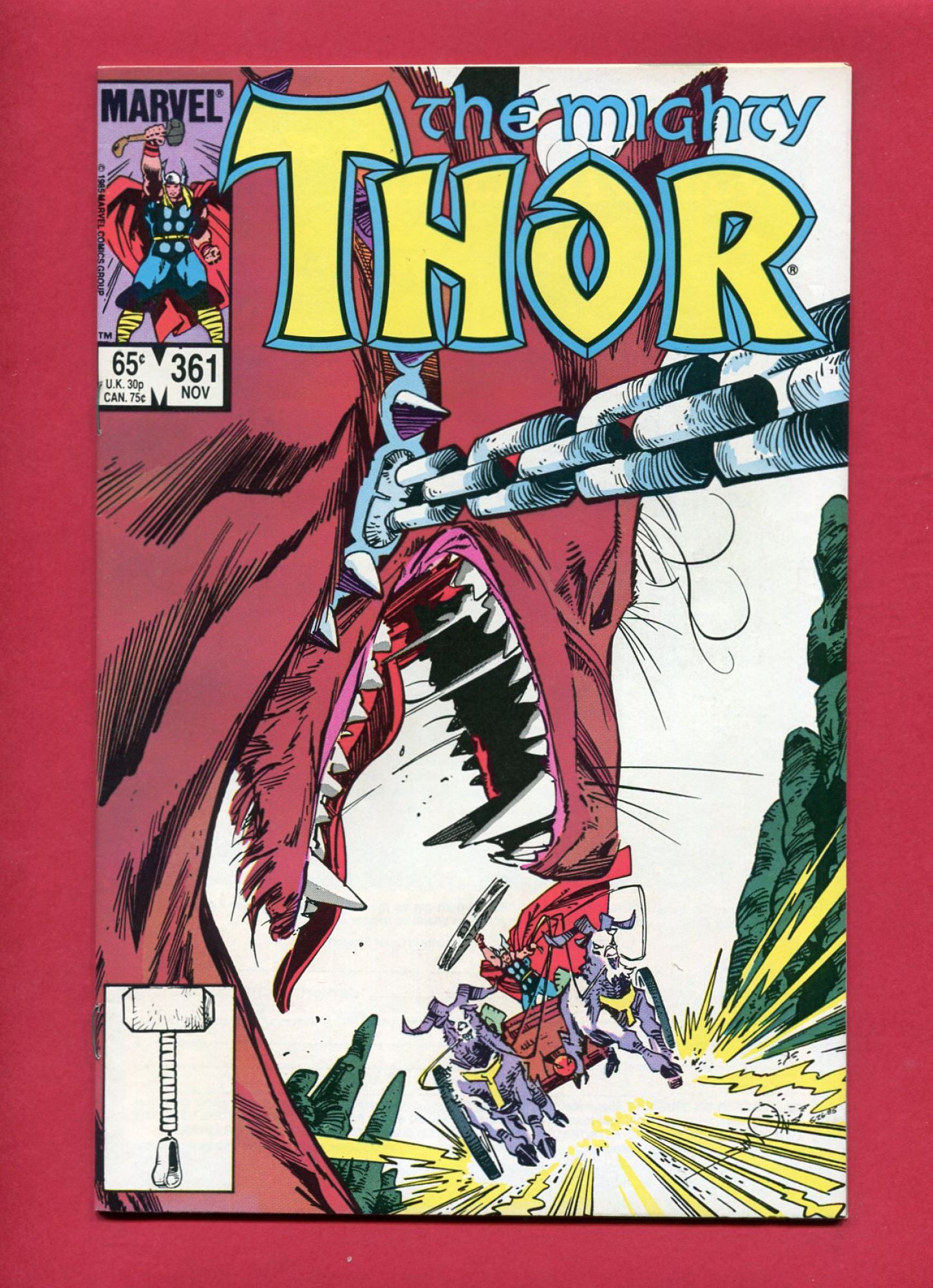Thor #361, Nov 1985, 8.5 VF+