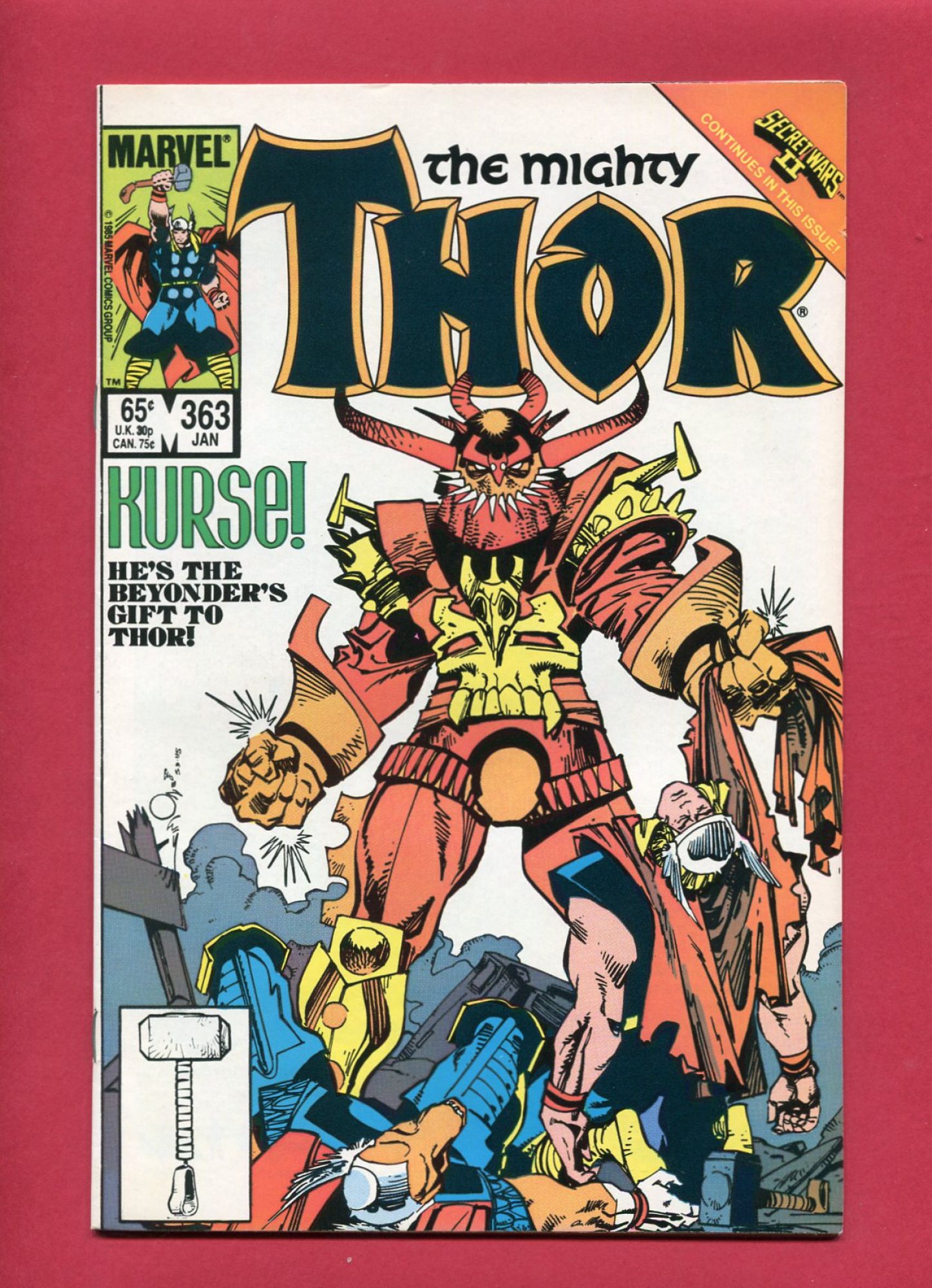 Thor #363, Jan 1986, 9.2 NM-