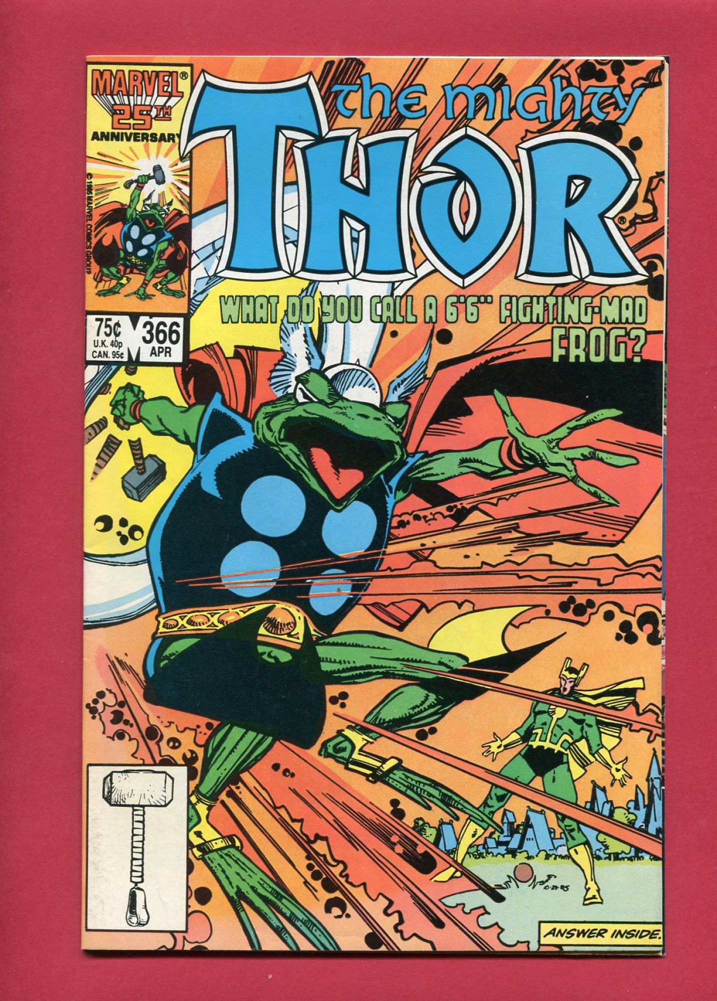 Thor #366, Apr 1986, 9.2 NM-