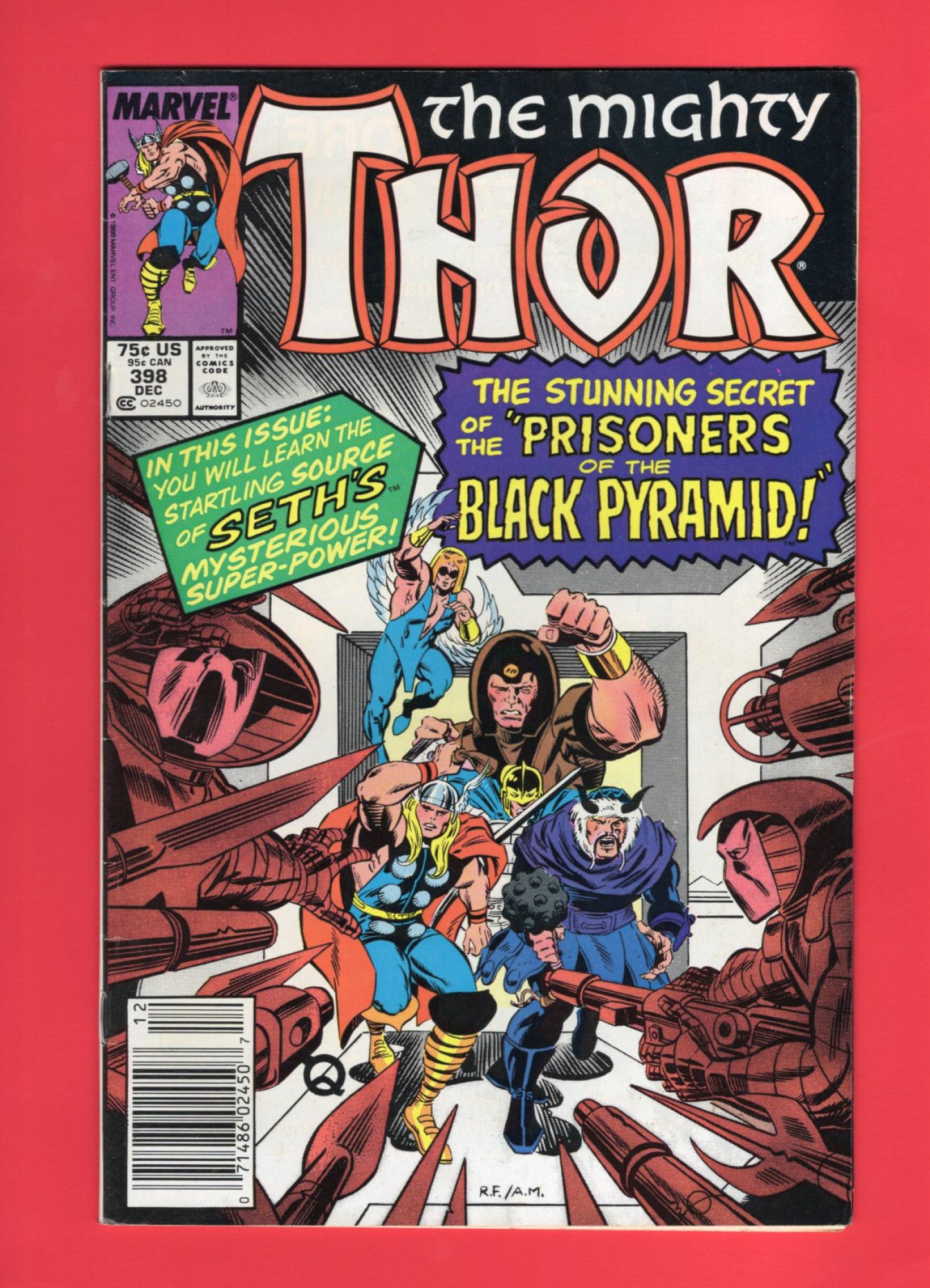 Thor #398, Dec 1988, 6.5 FN+ Newsstand