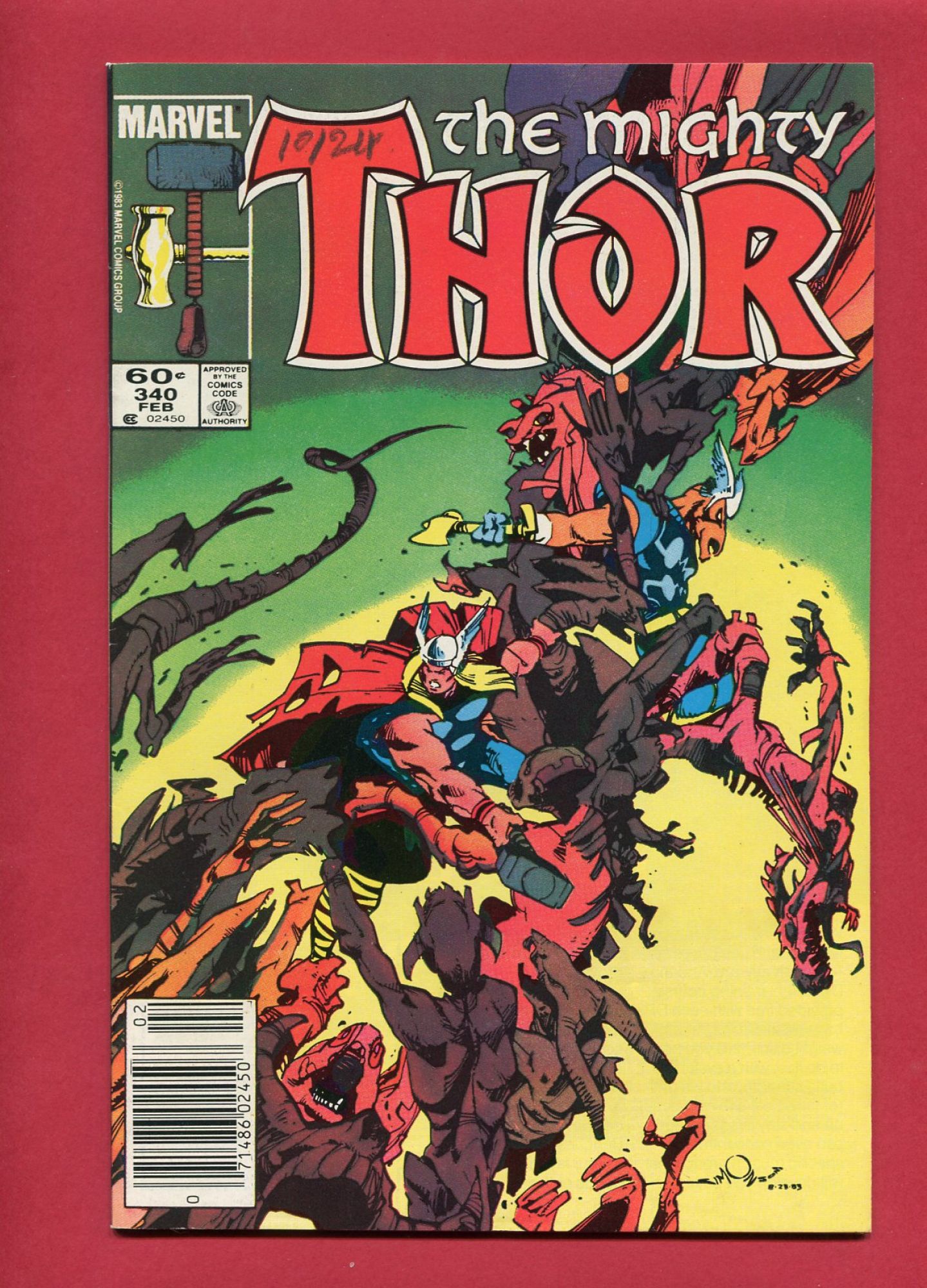 Thor #340, Feb 1984, 7.5 VF-