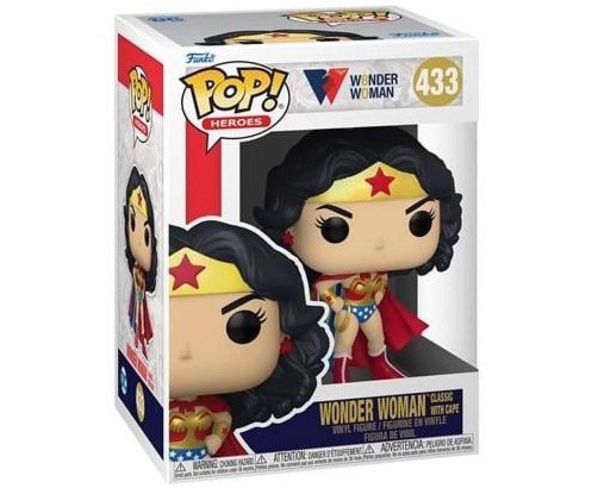 Wonder Woman Classic with Cape 80th Anniversary POP! Vinyl Figure