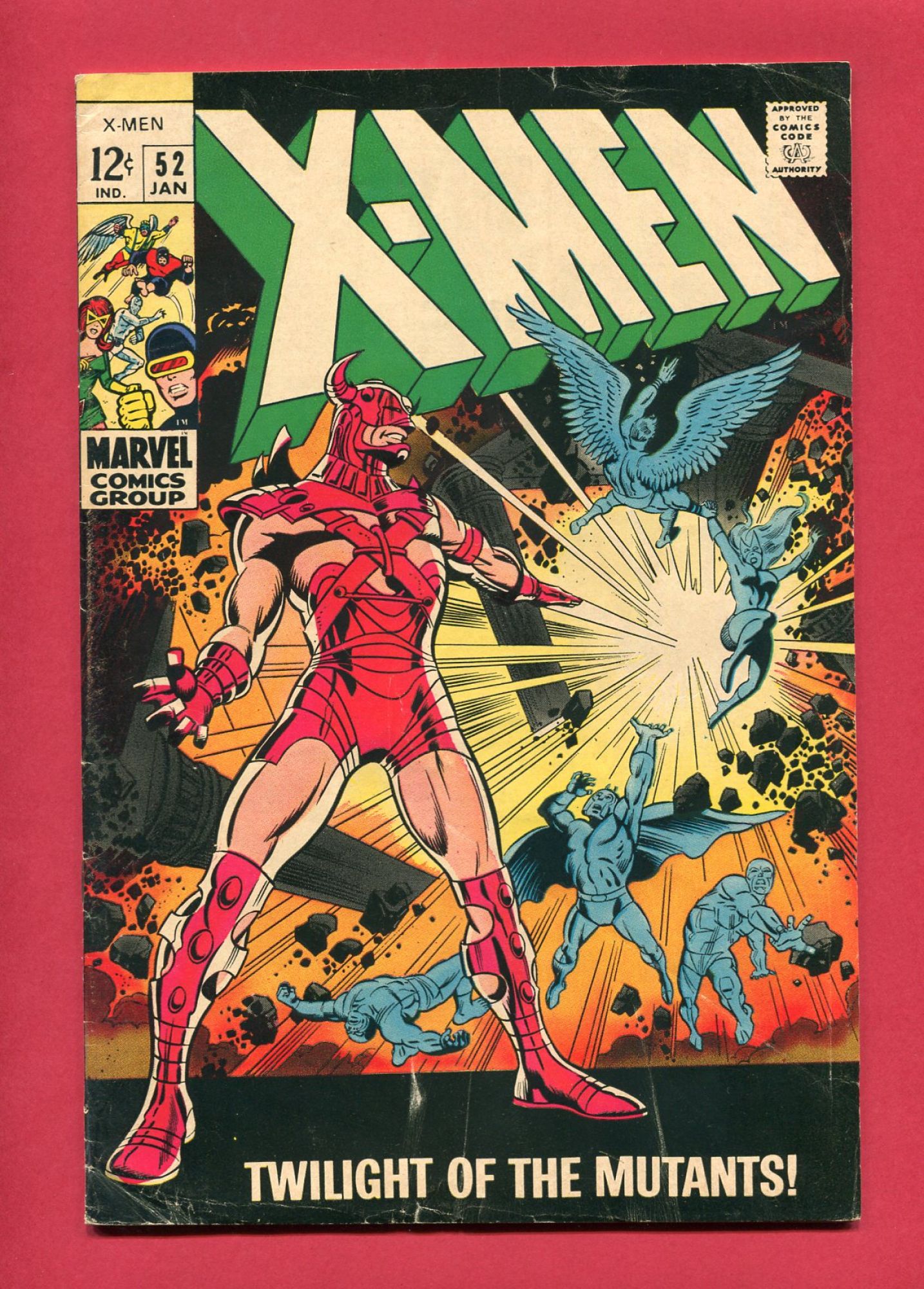 X-Men #52, Jan 1969, 4.5 VG+