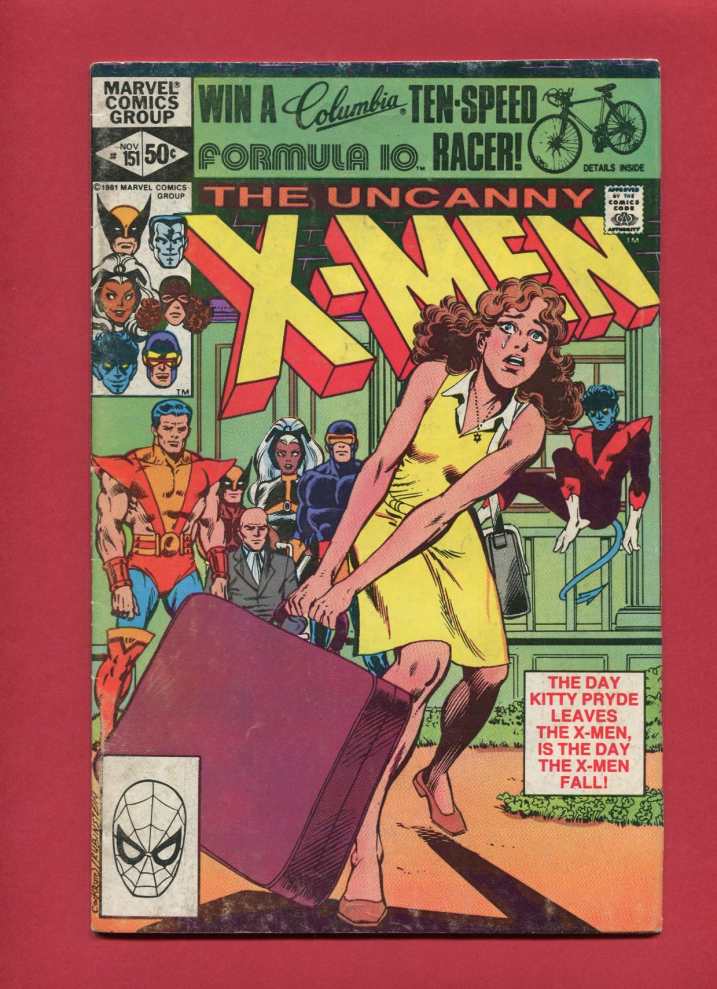 Uncanny X-Men #151, Nov 1981, 4.5 VG+